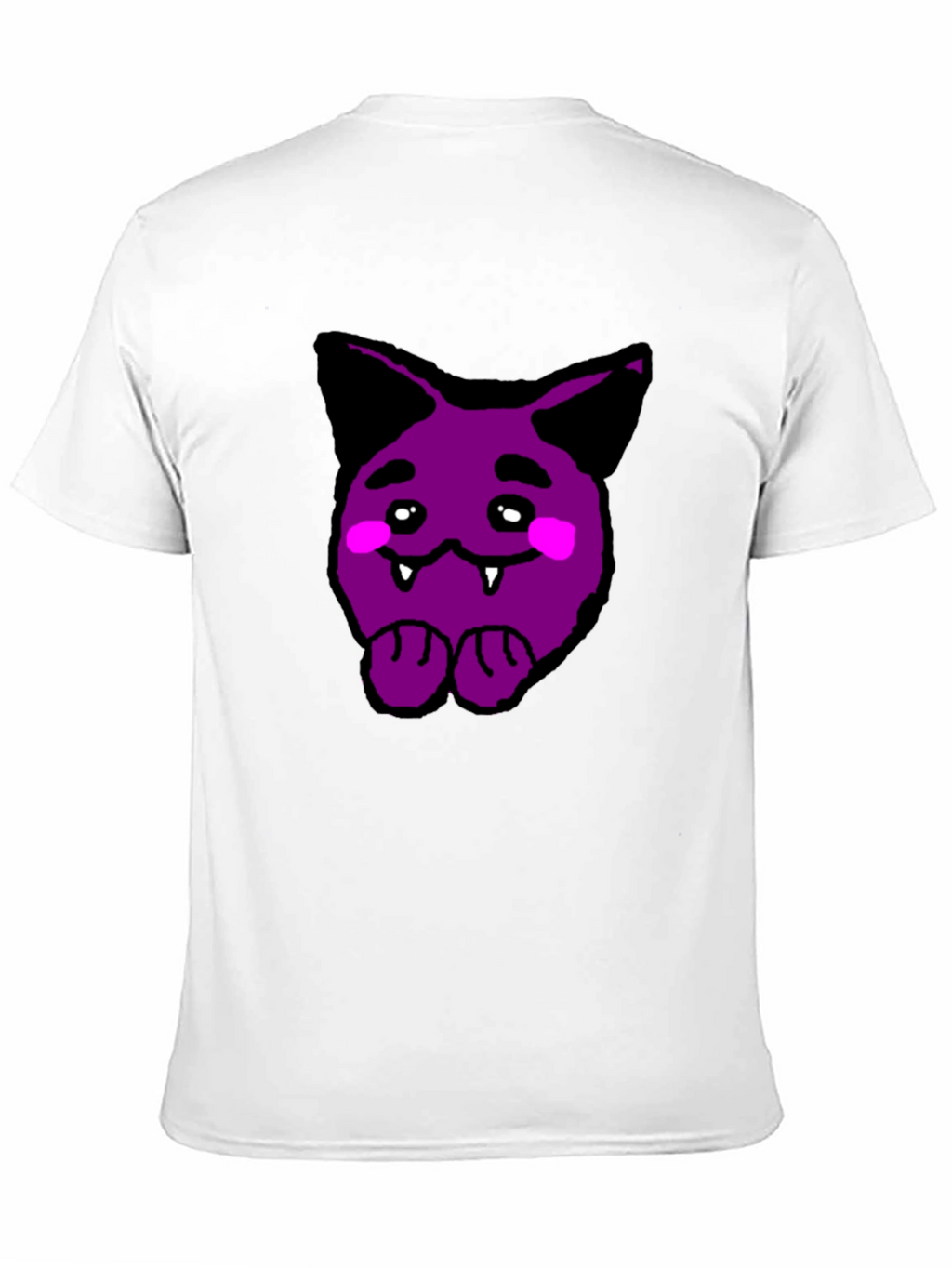 Purple Cartoon Monster Graphic Tee