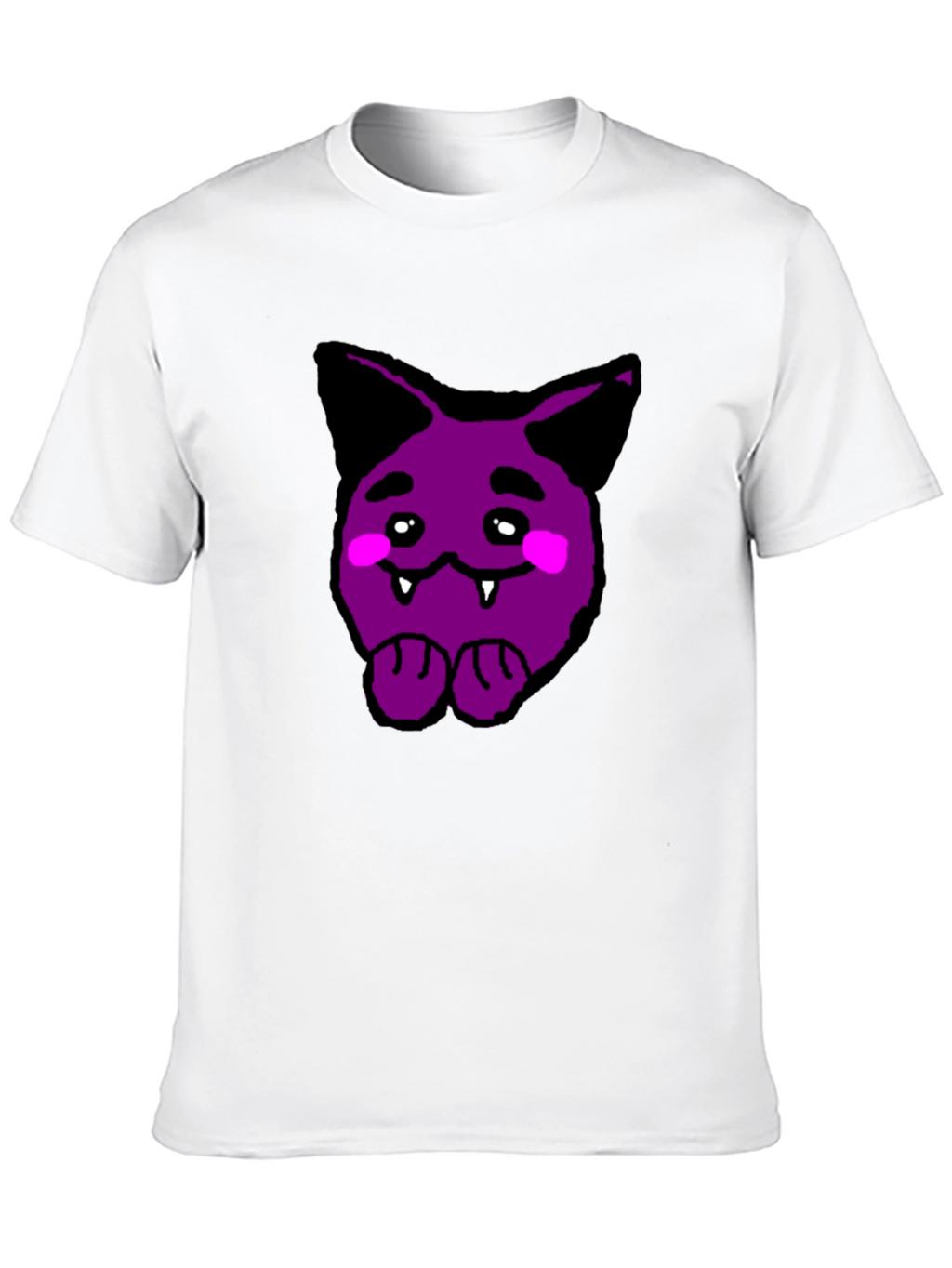 Purple Cartoon Monster Graphic Tee
