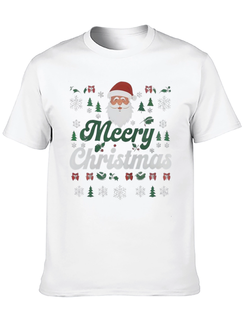 Festive Merry Christmas Graphic Tee
