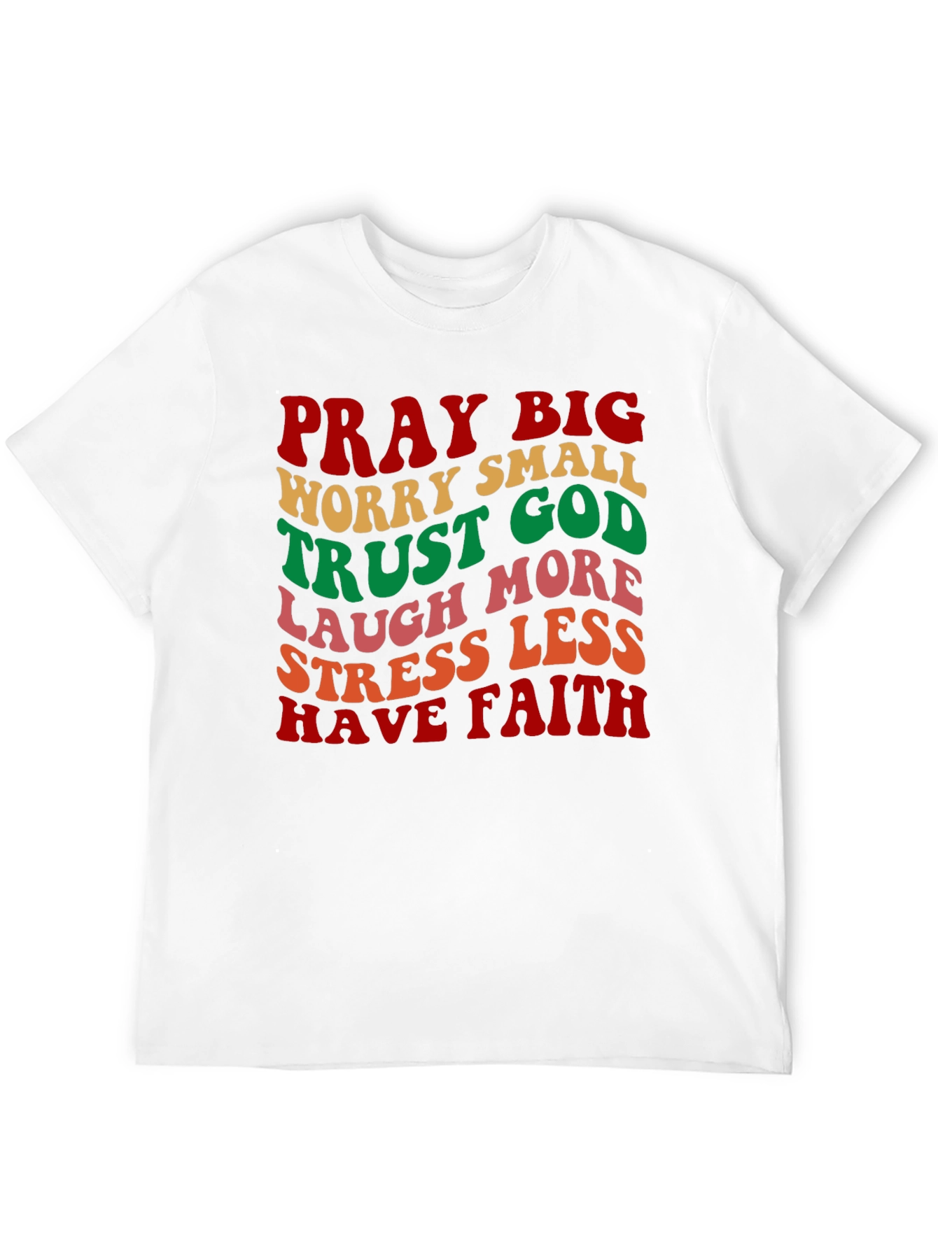 Pray Big T-Shirt Retro Christian Graphic Tee