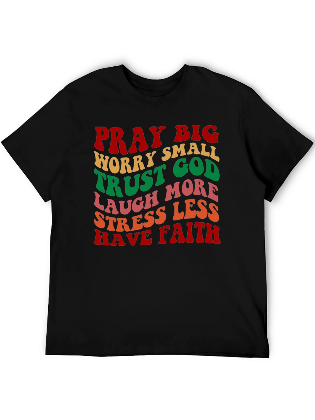 Pray Big T-Shirt Retro Christian Graphic Tee