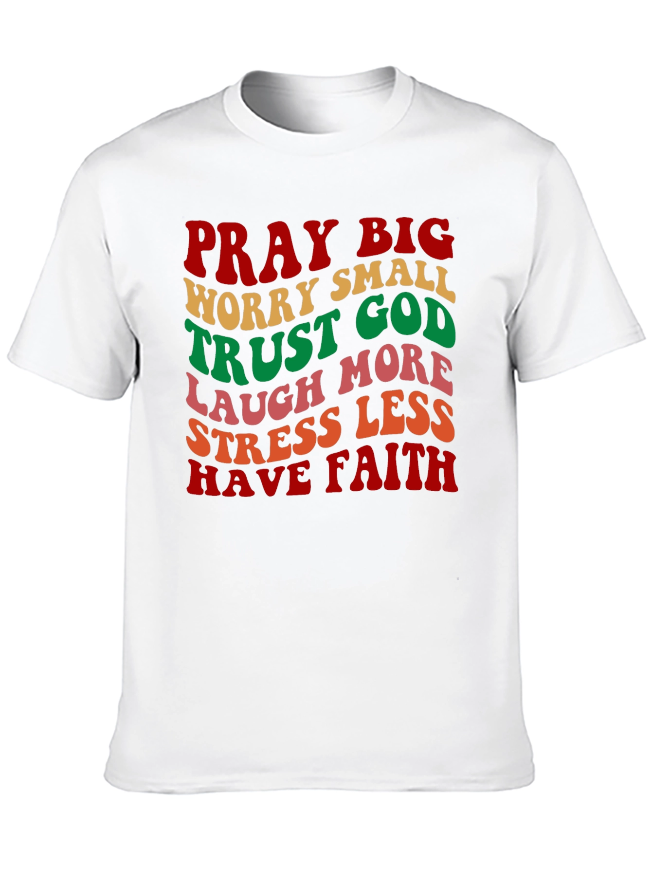 Pray Big T-Shirt Retro Christian Graphic Tee