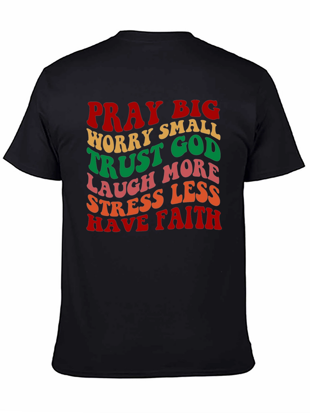 Pray Big T-Shirt Retro Christian Graphic Tee