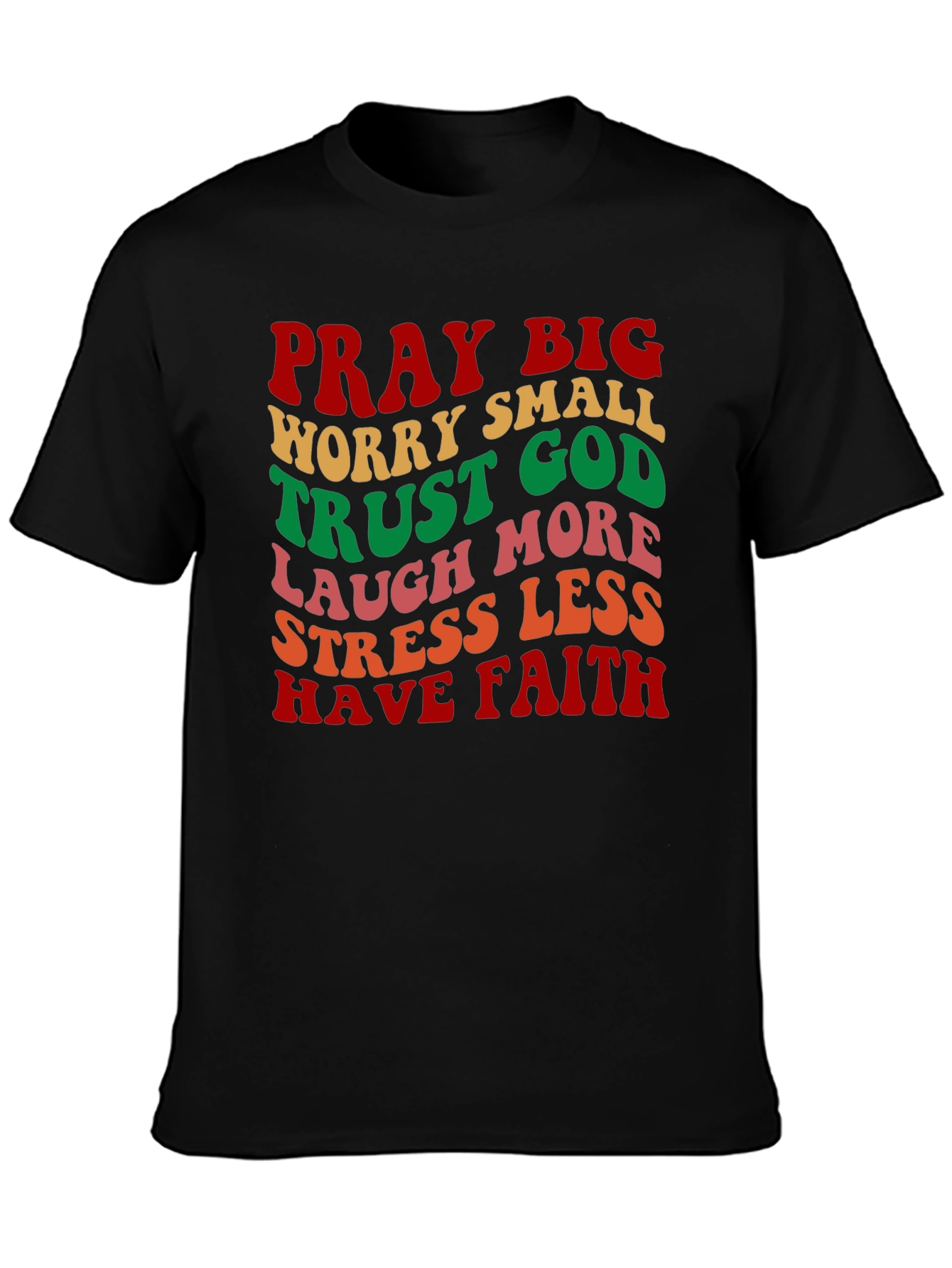 Pray Big T-Shirt Retro Christian Graphic Tee