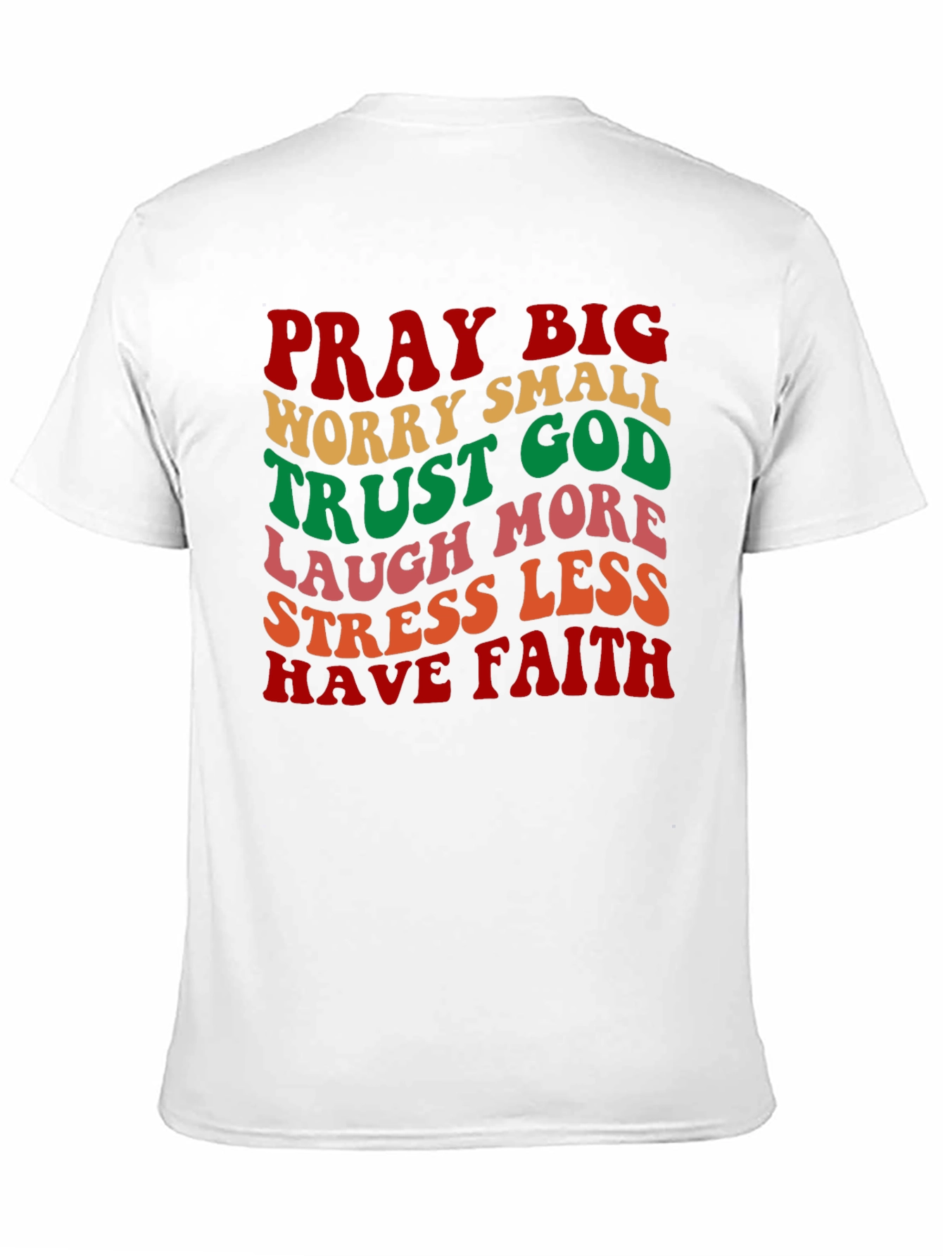 Pray Big T-Shirt Retro Christian Graphic Tee