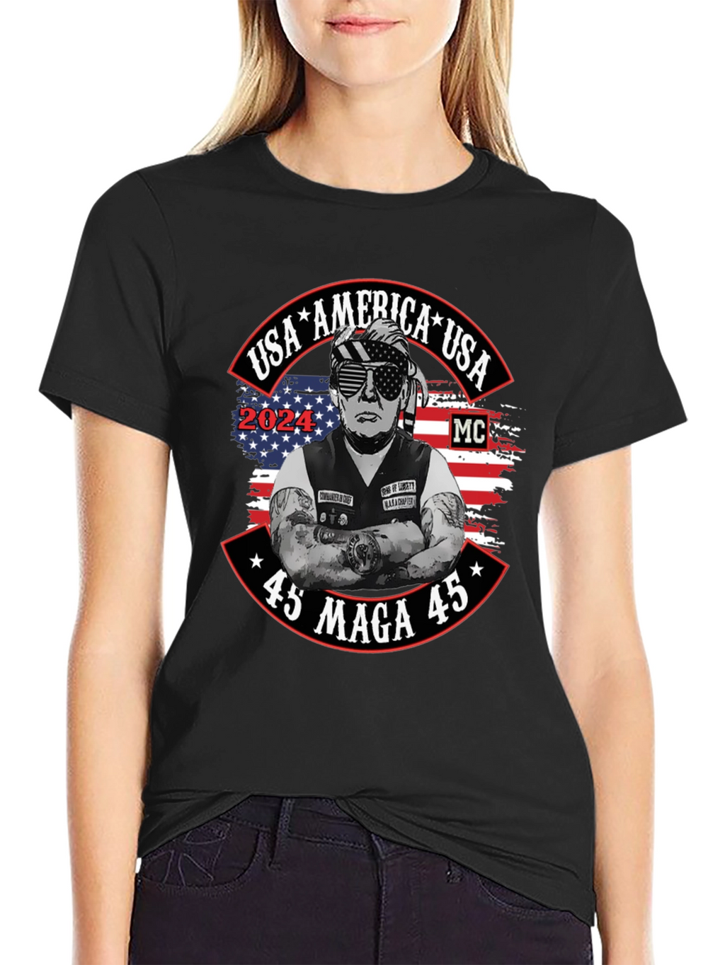 USA America 45 MAGA 45 Trump T-Shirt