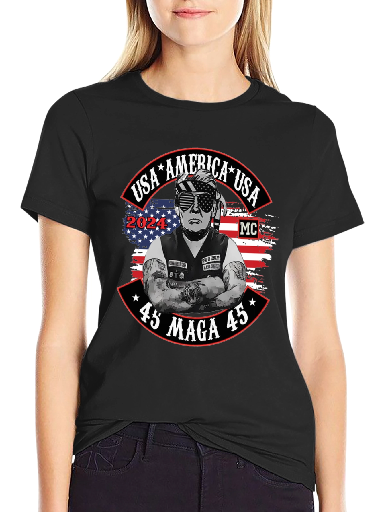 USA America 45 MAGA 45 Trump T-Shirt