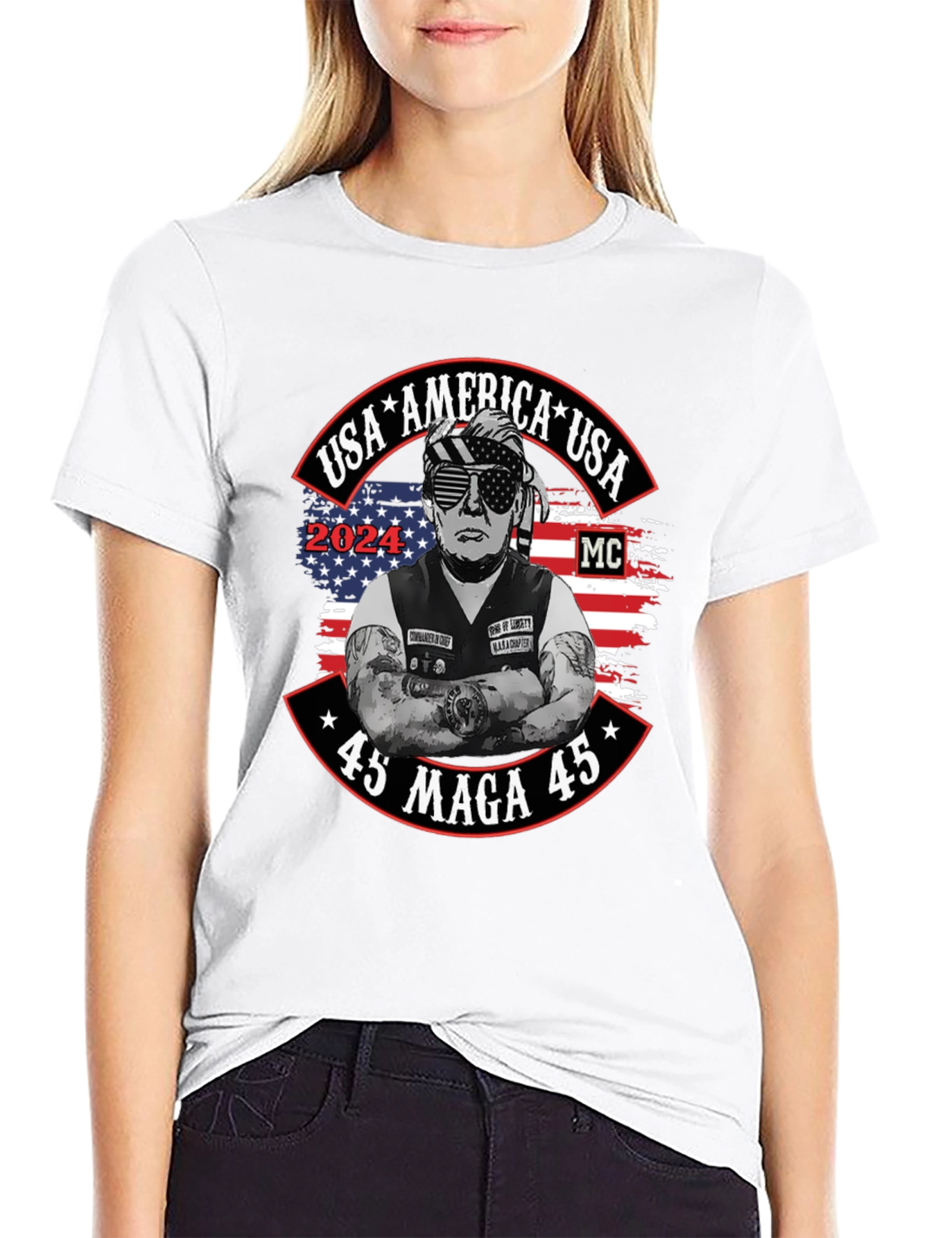 USA America 45 MAGA 45 Trump T-Shirt