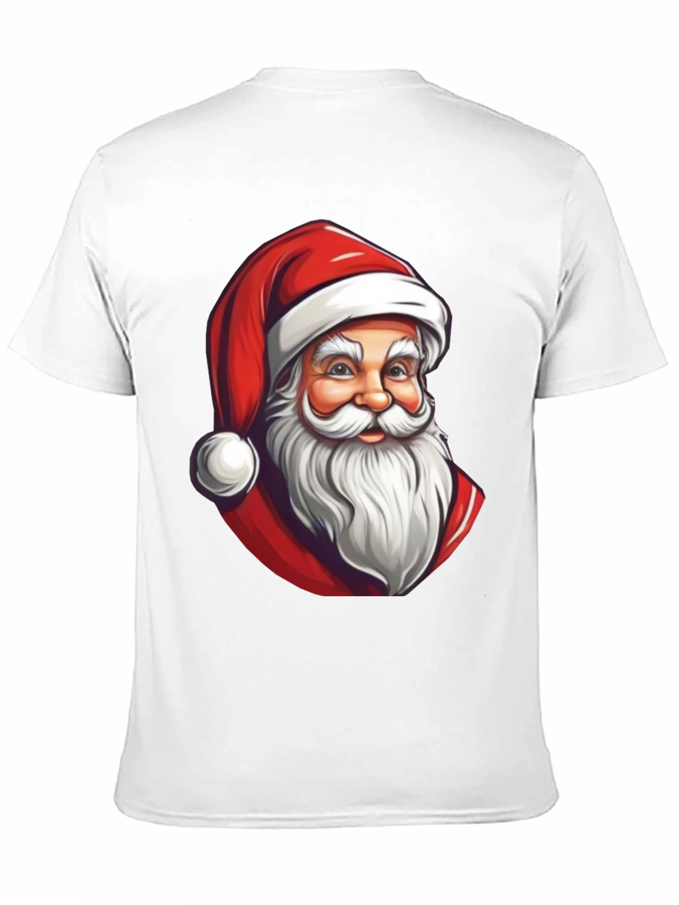 Santa Claus Graphic T-Shirt - Holiday Festive Wear