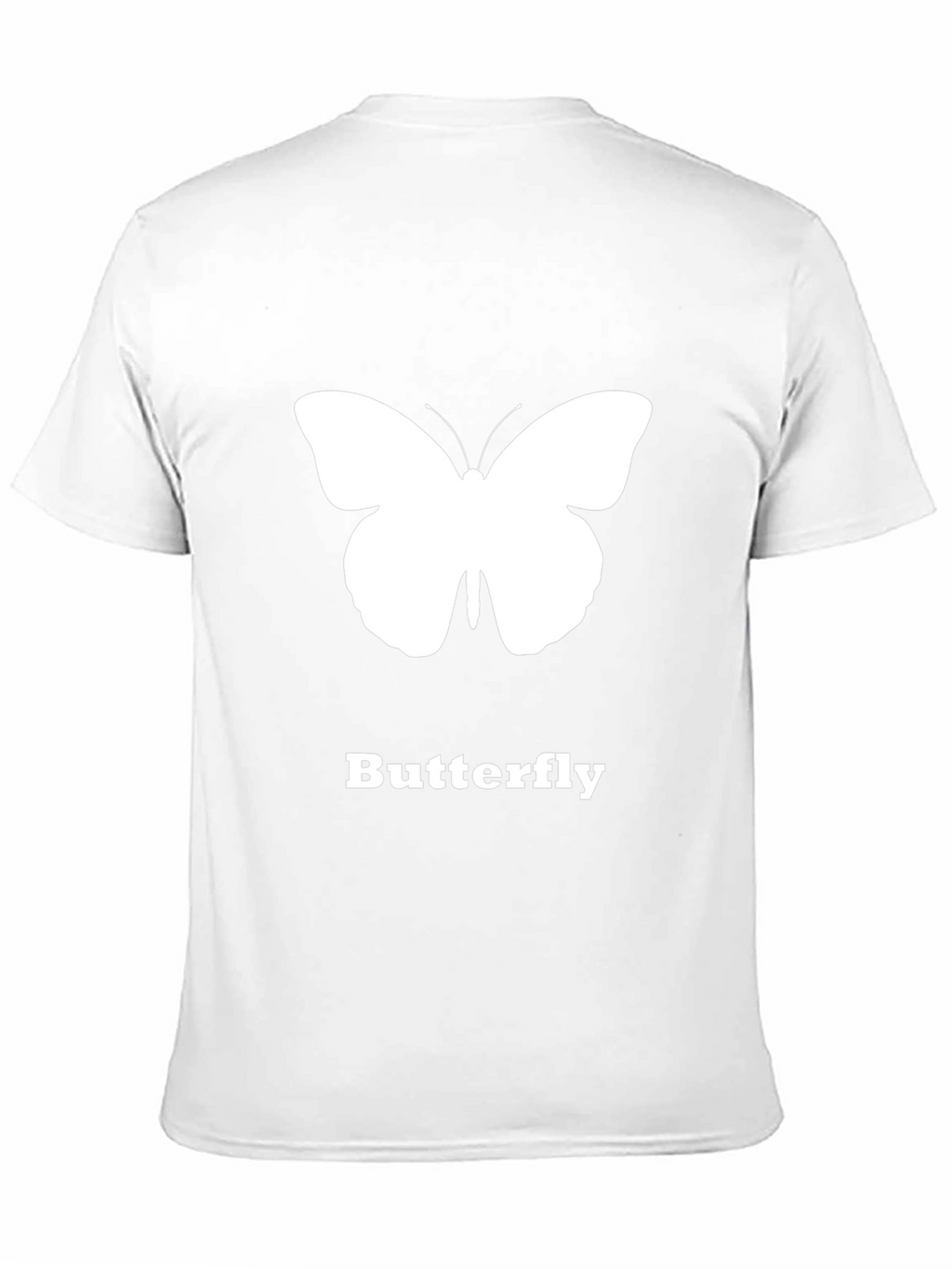 Butterfly Graphic T-Shirt - Black Casual Tee