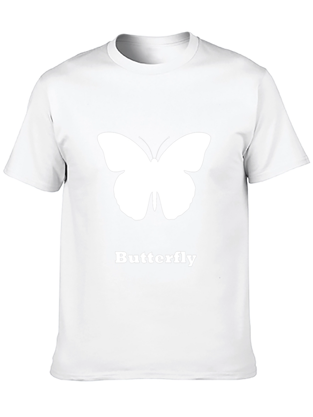 Butterfly Graphic T-Shirt - Black Casual Tee