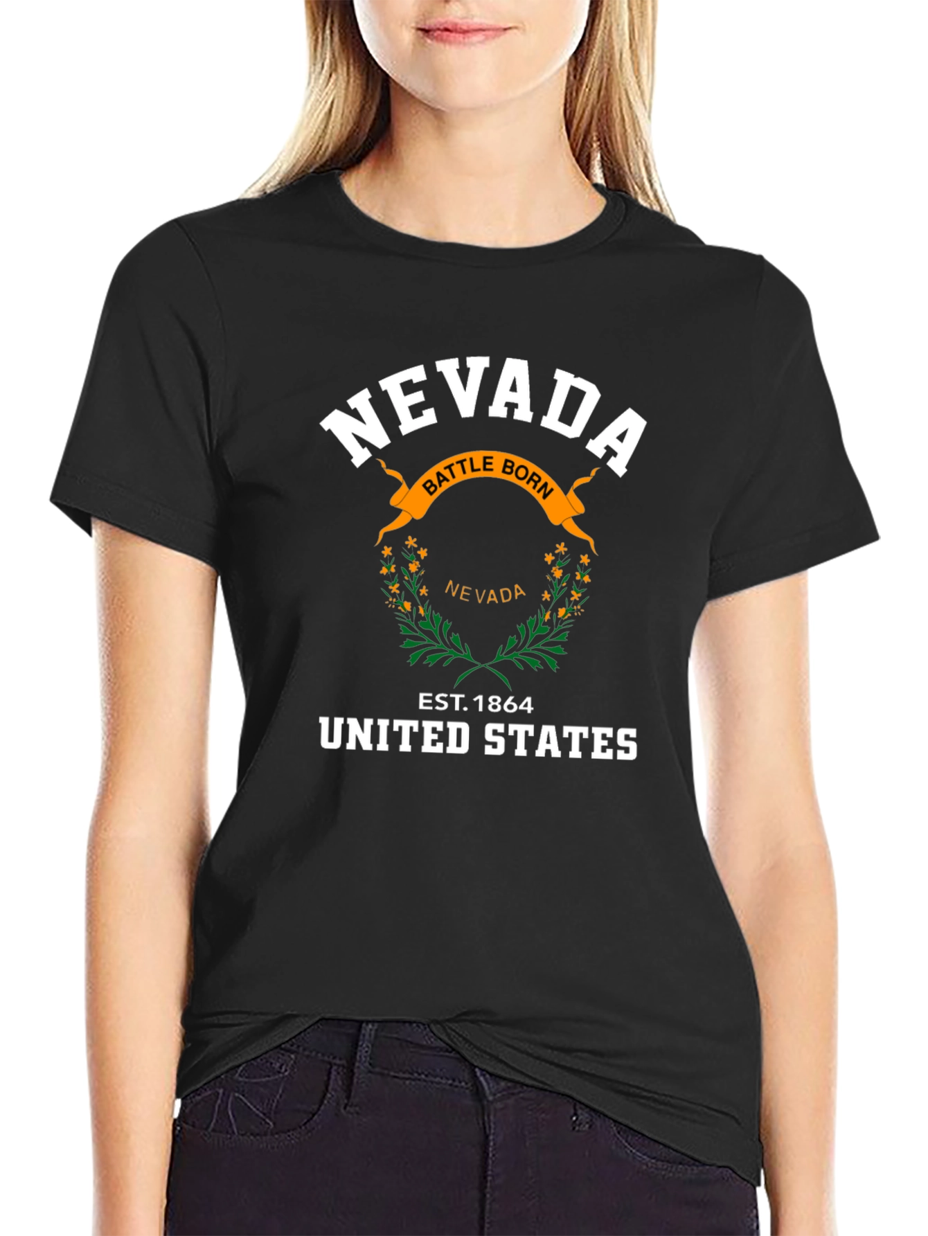 Nevada Battle Born Graphic T-Shirt