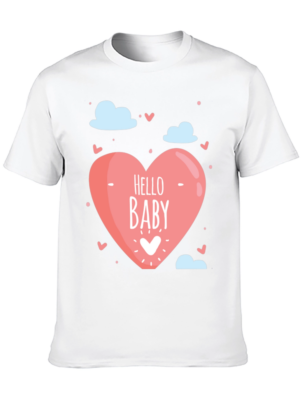 Hello Baby Graphic Tee - Black