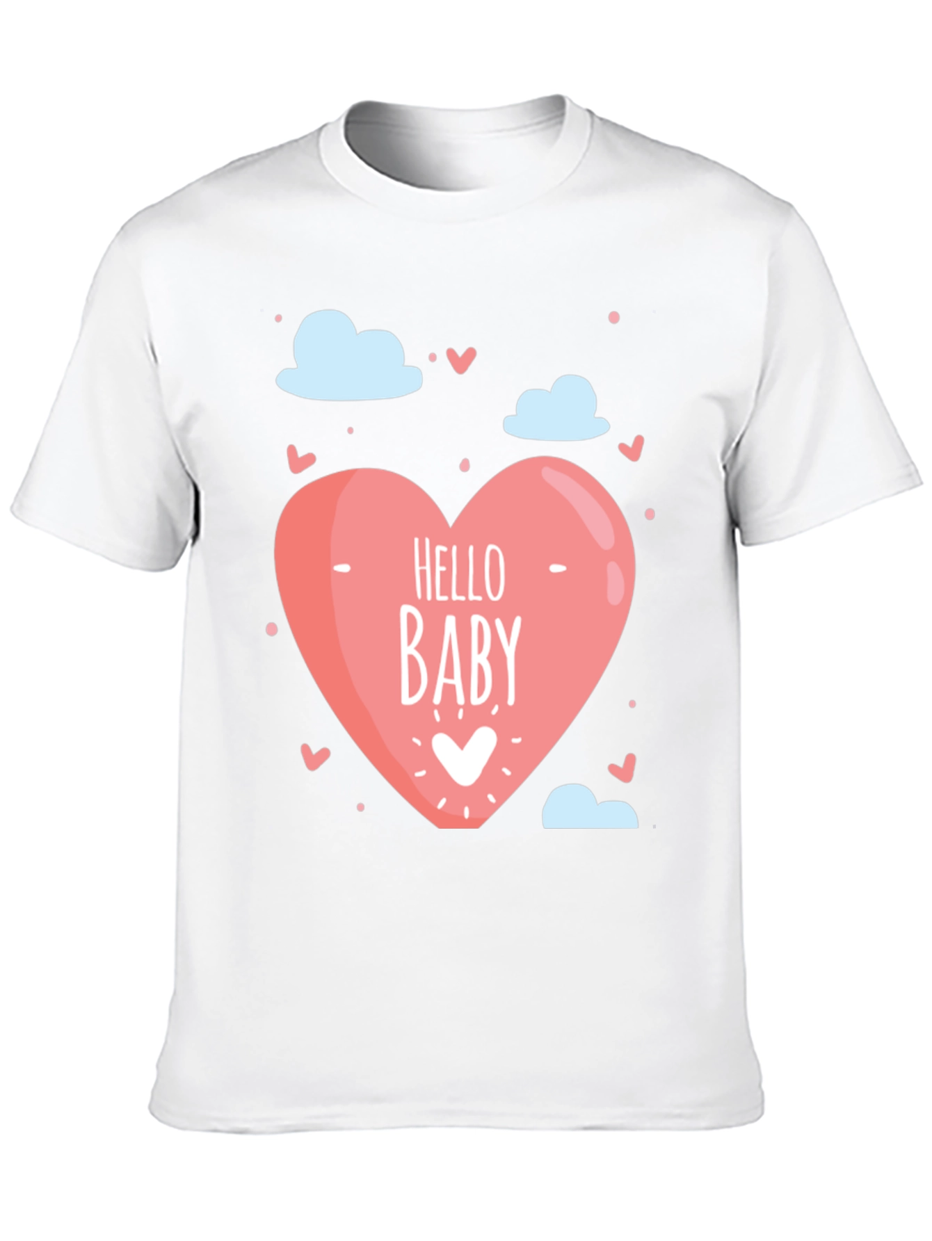 Hello Baby Graphic Tee - Black