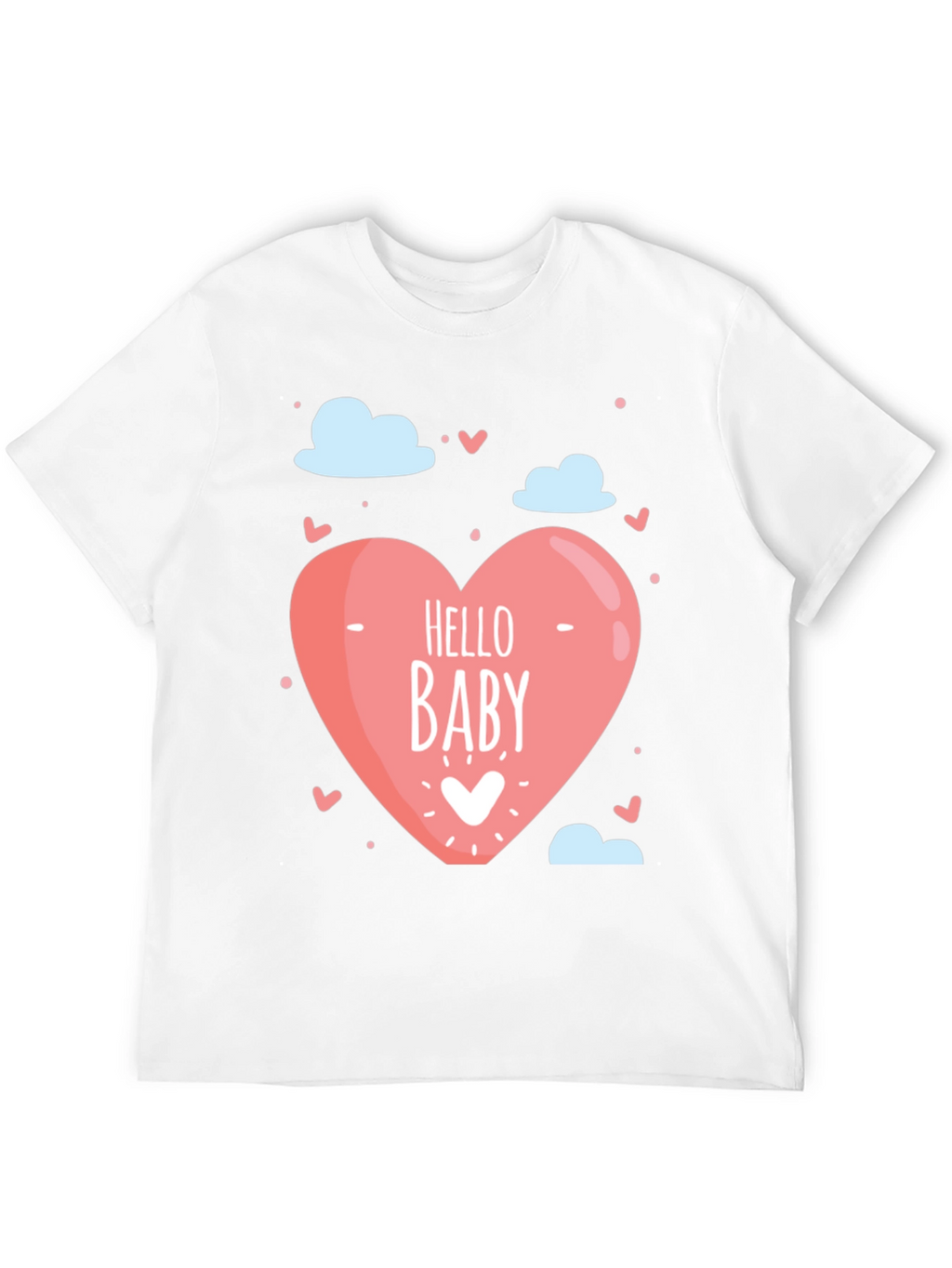 Hello Baby Graphic Tee - Black