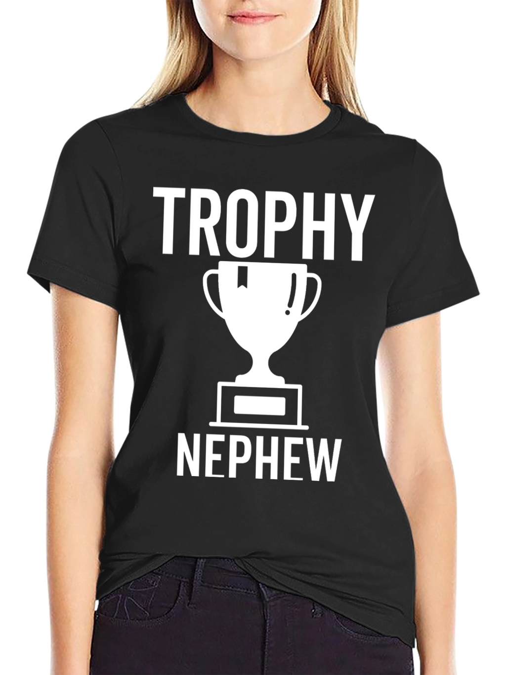 Trophy Nephew Black Graphic T-Shirt
