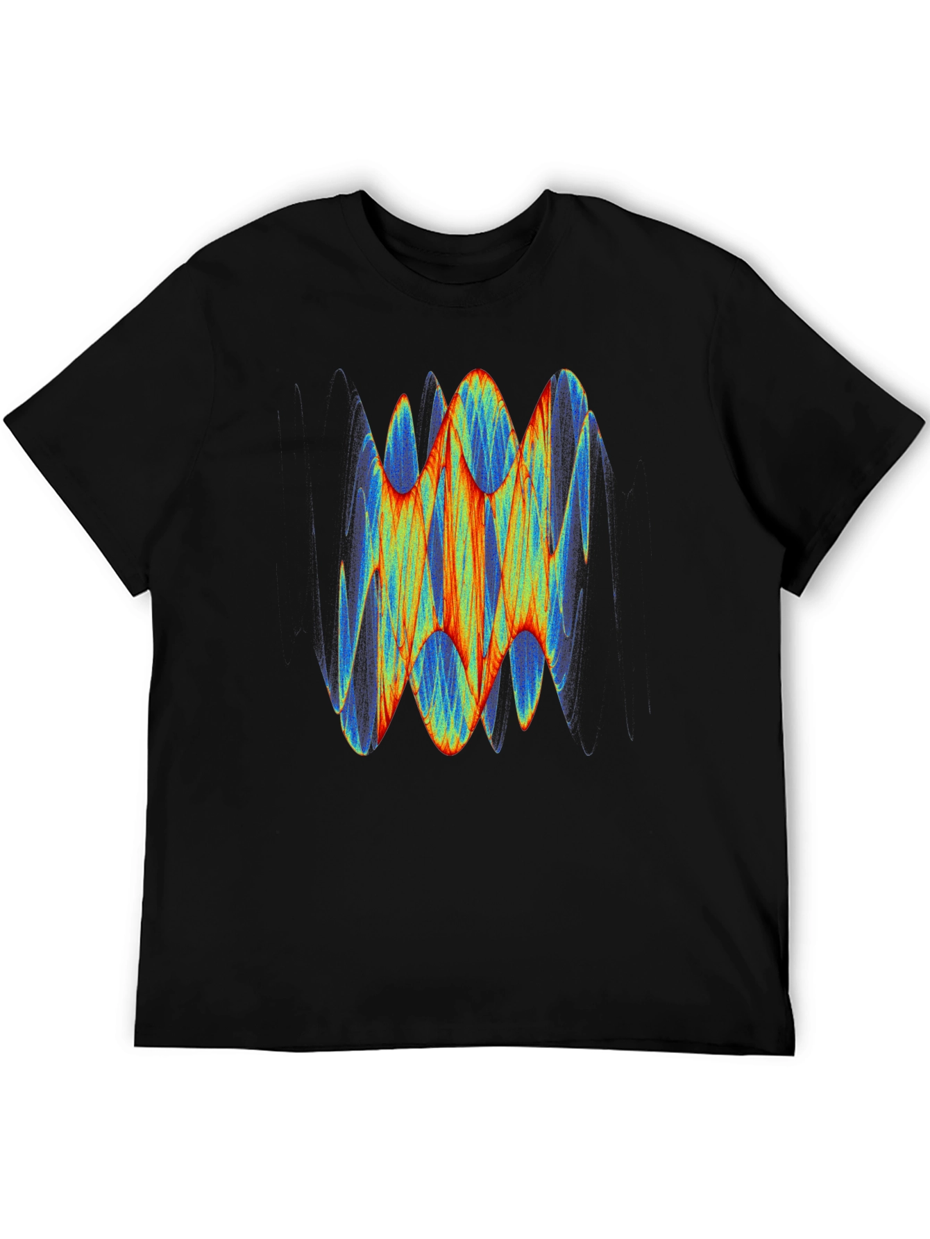 Abstract Graphic Black T-Shirt
