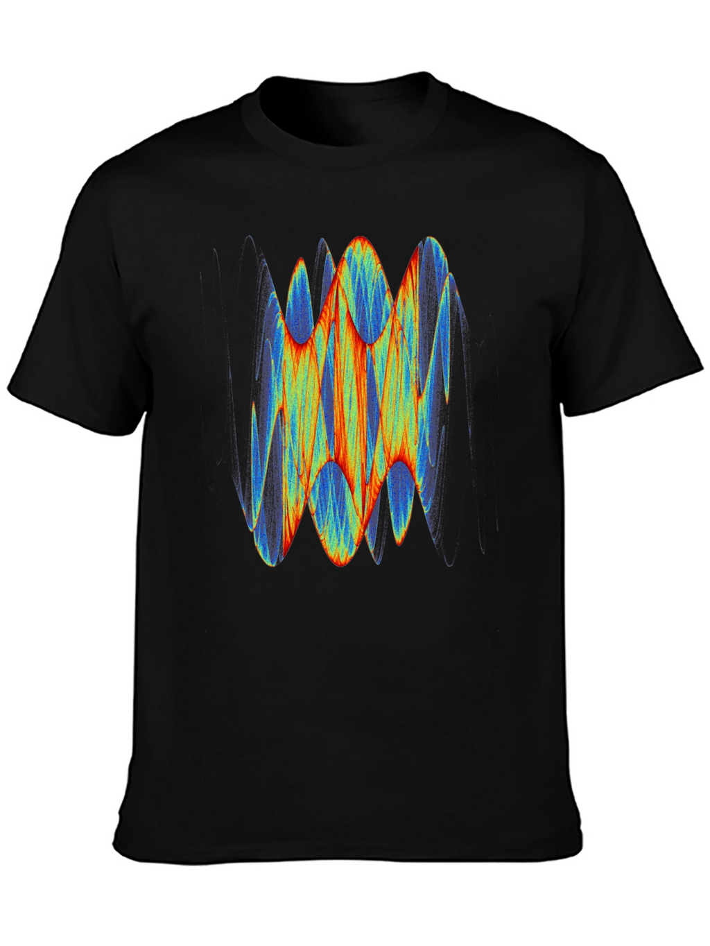 Abstract Graphic Black T-Shirt