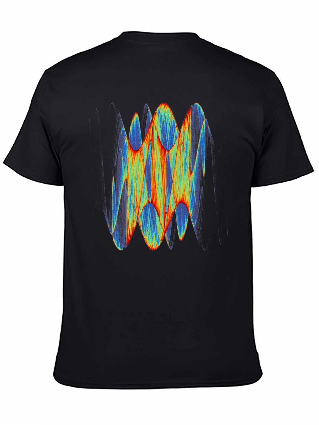 Abstract Graphic Black T-Shirt