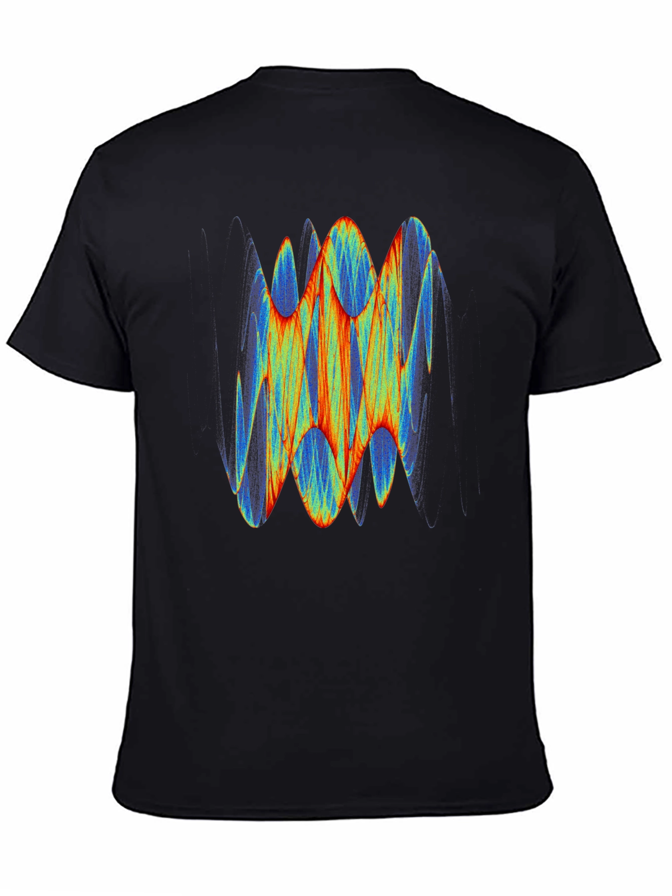 Abstract Graphic Black T-Shirt