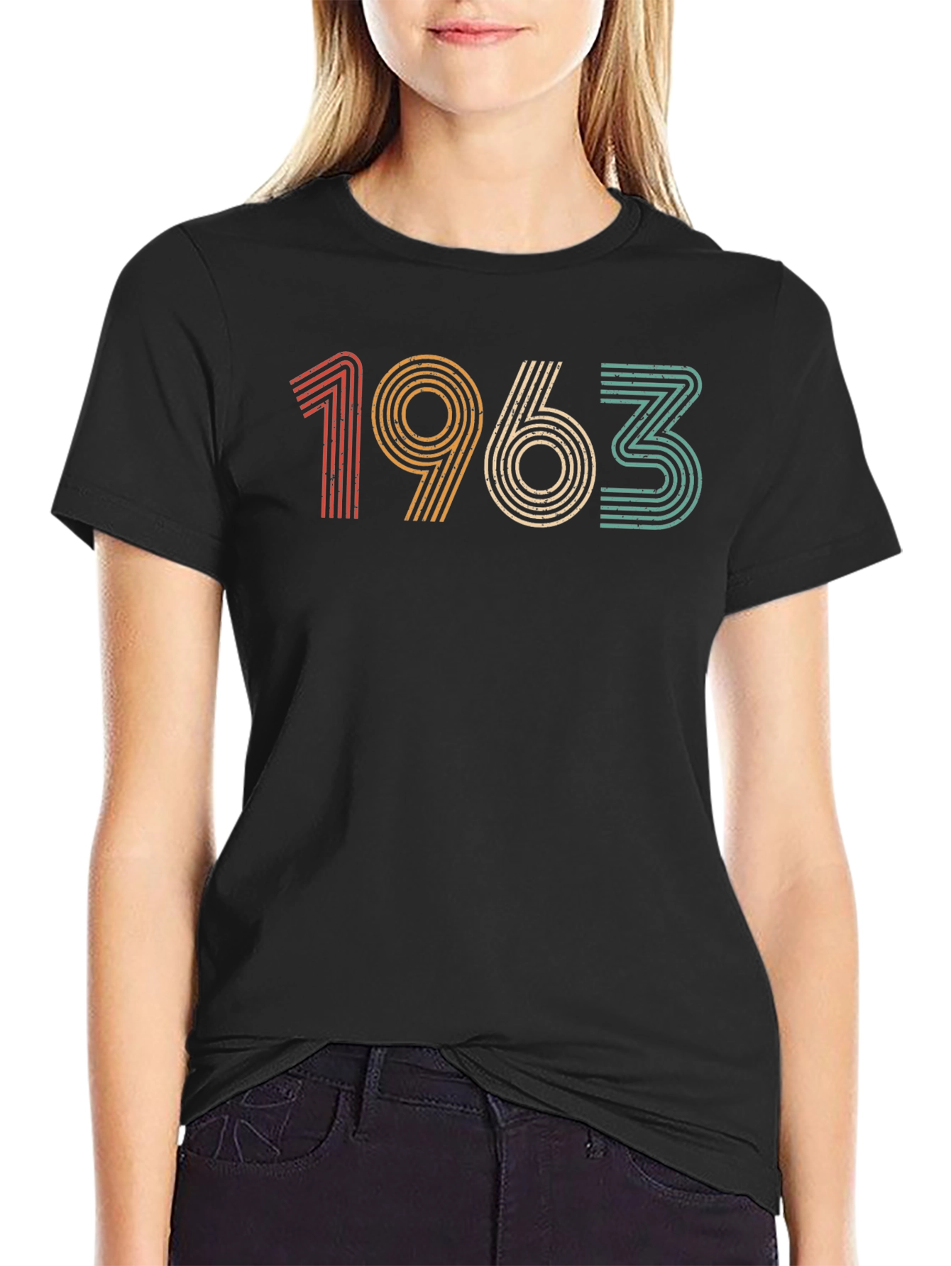 Vintage 1963 Graphic T-Shirt - Retro Birthday Gift