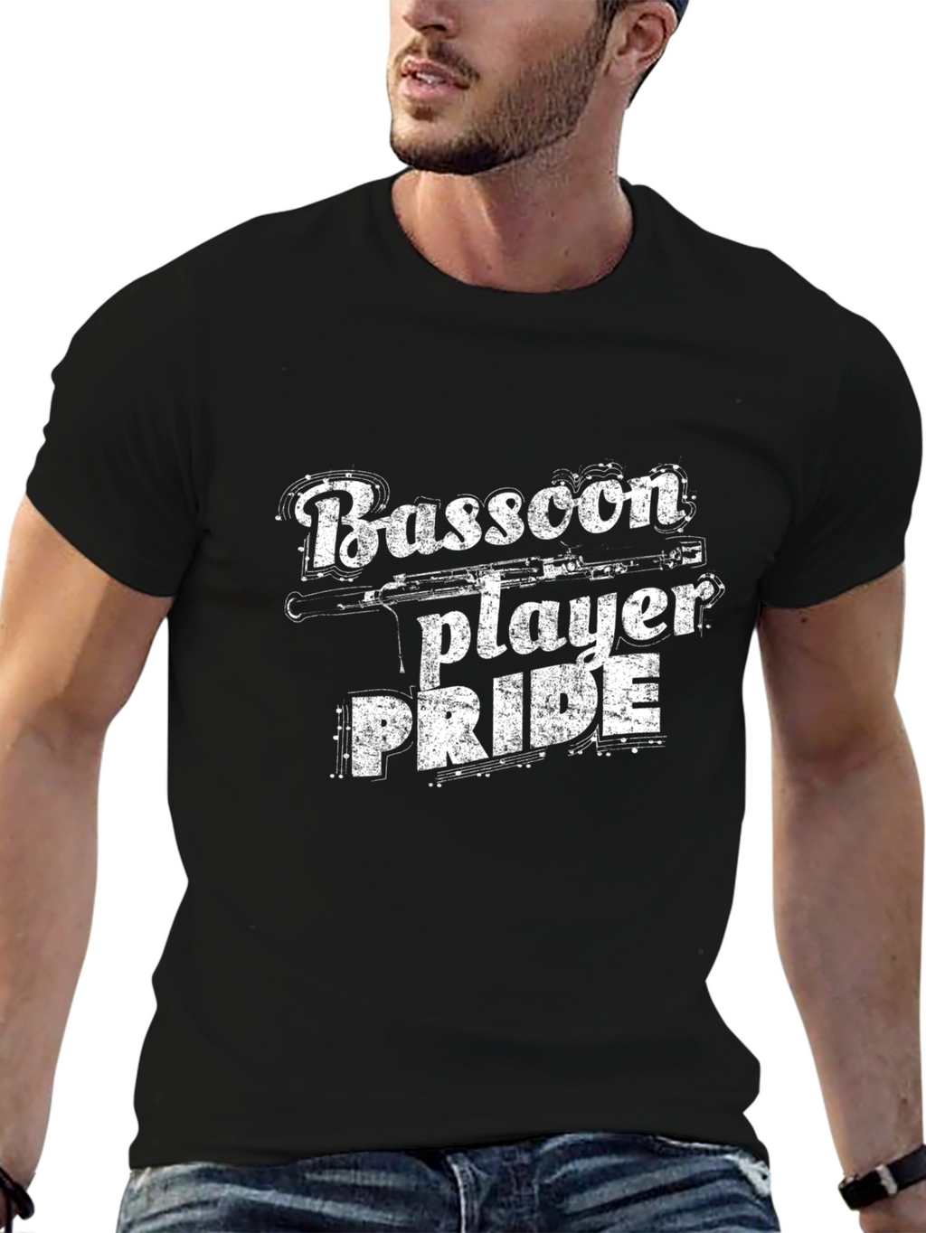 Bassoon Player Pride Black T-Shirt