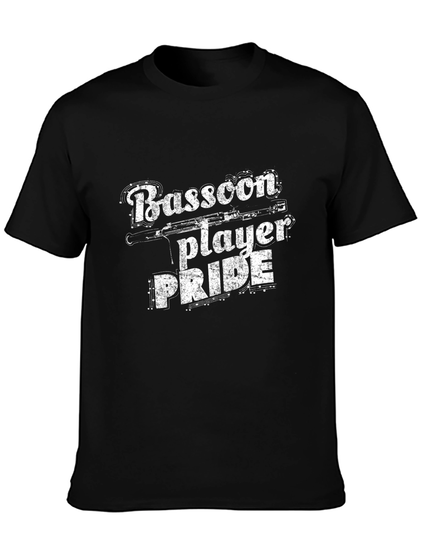 Bassoon Player Pride Black T-Shirt
