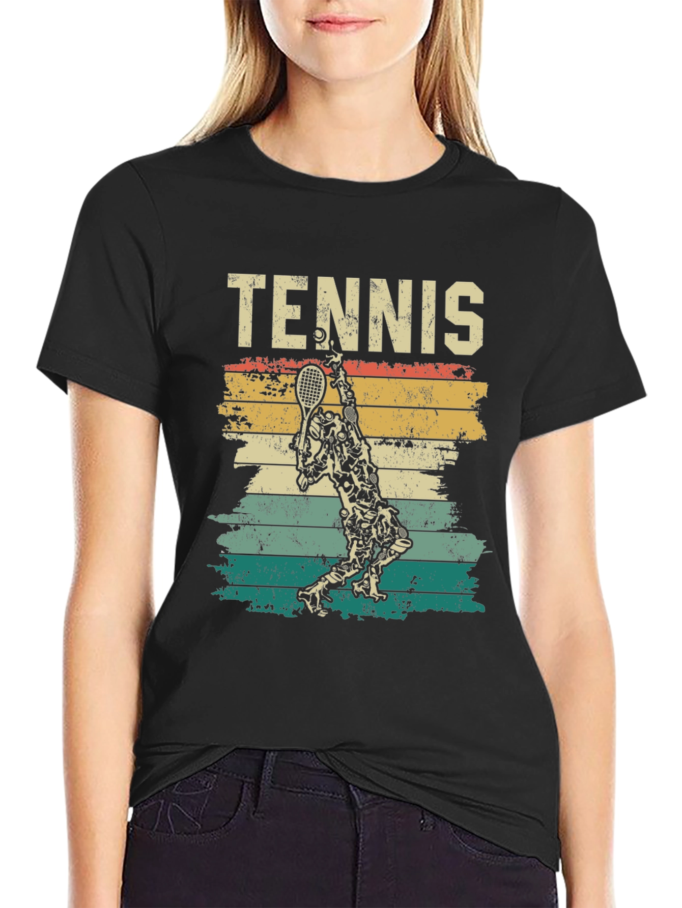 Vintage Tennis Player Graphic Tee