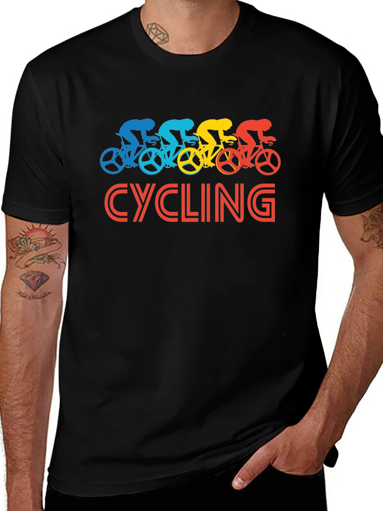 Cycling Retro T-Shirt