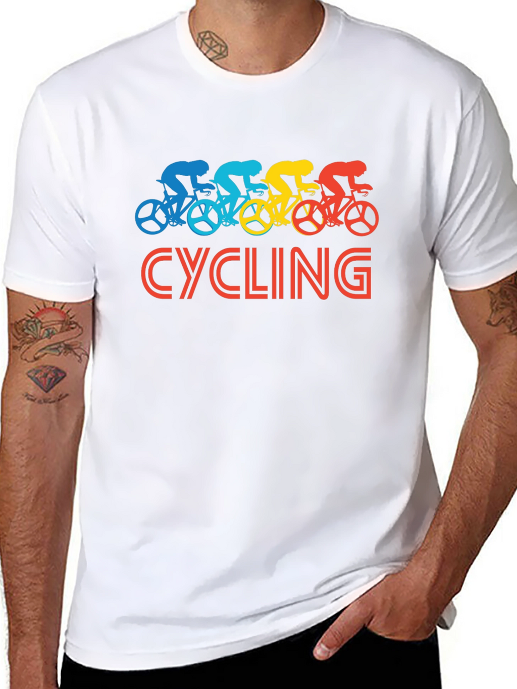 Cycling Retro T-Shirt