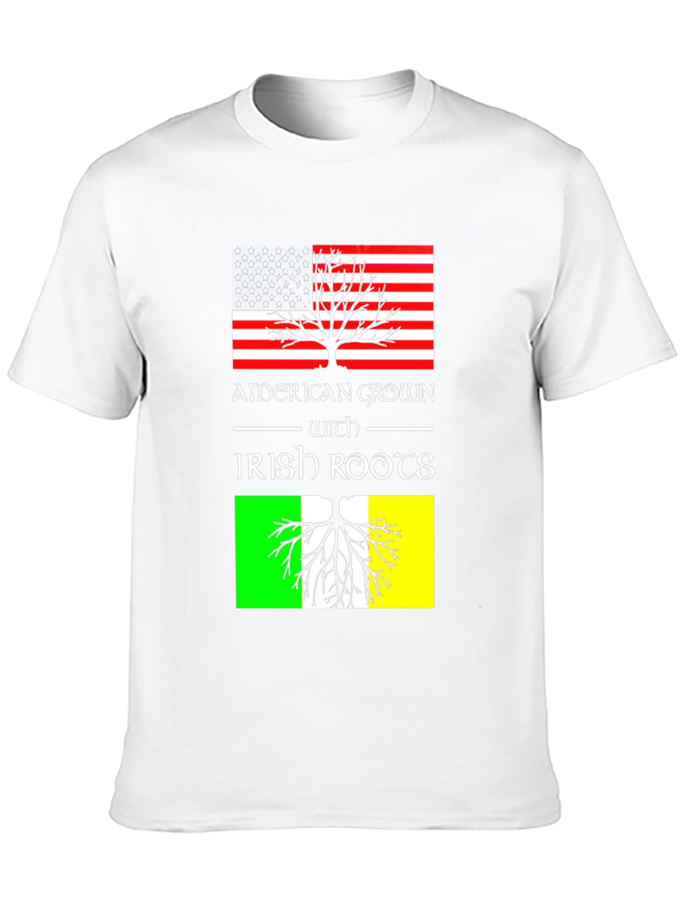 American Grown with Irish Roots Graphic Tee