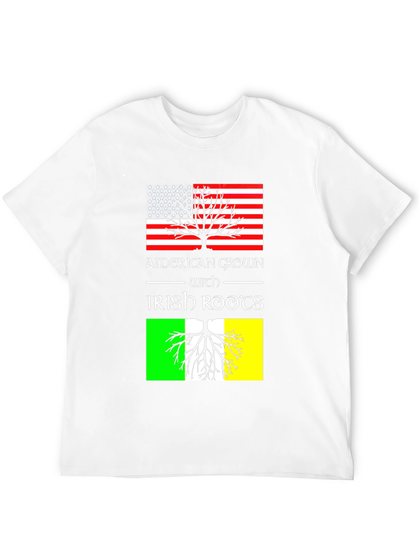 American Grown with Irish Roots Graphic Tee
