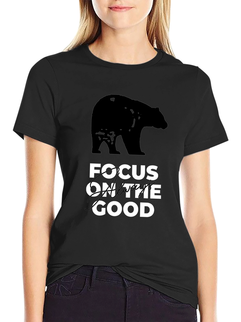 Focus on the Good Bear Graphic Tee