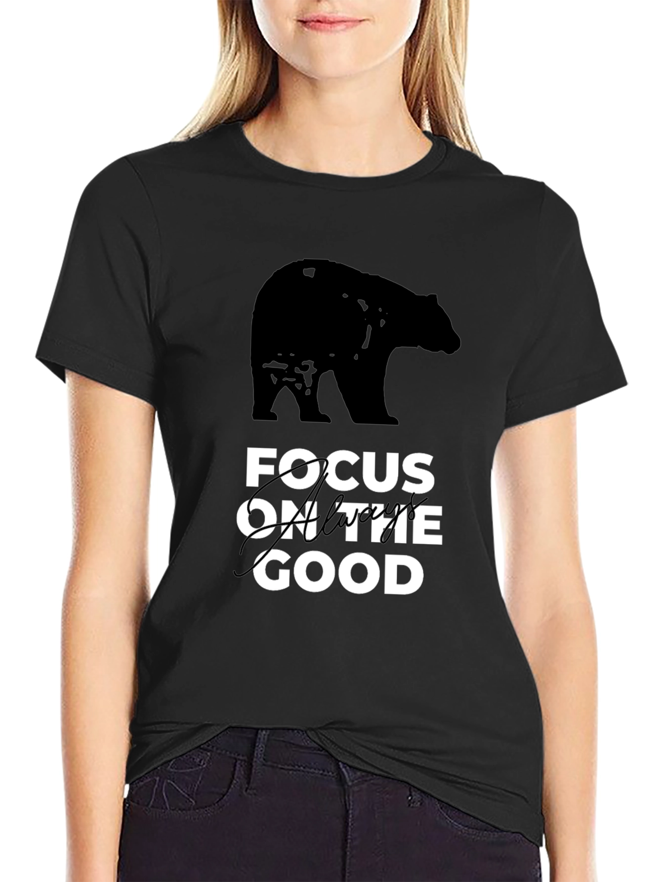 Focus on the Good Bear Graphic Tee
