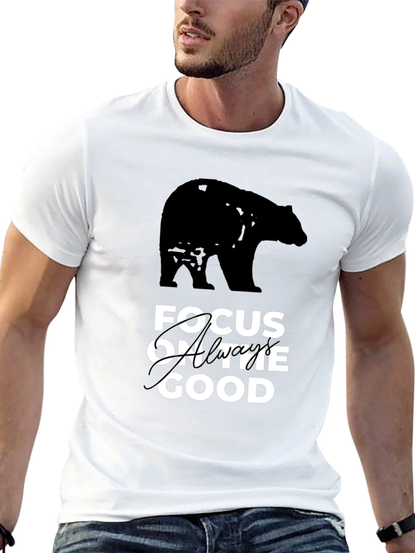 Focus on the Good Bear Graphic Tee