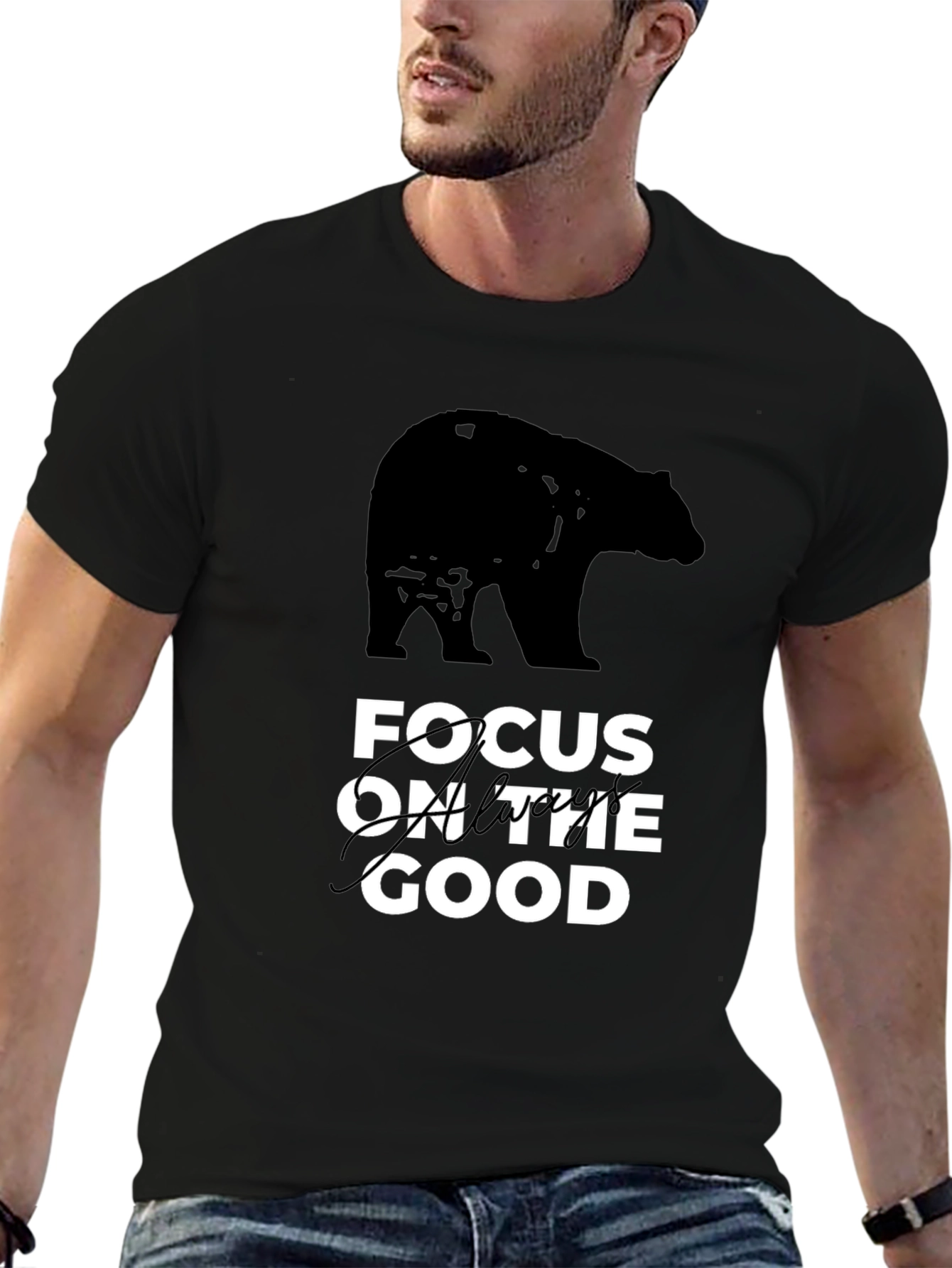 Focus on the Good Bear Graphic Tee