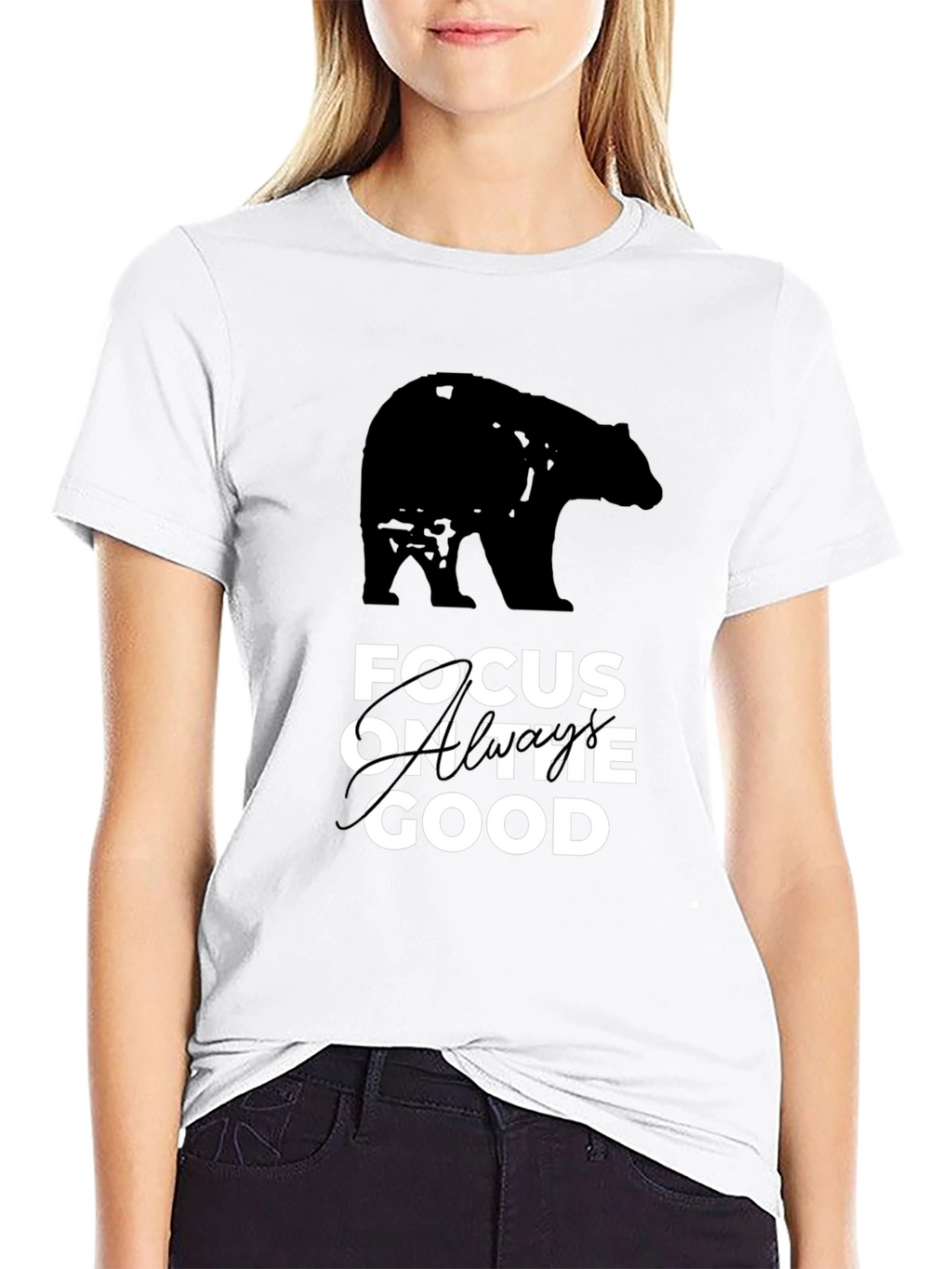 Focus on the Good Bear Graphic Tee