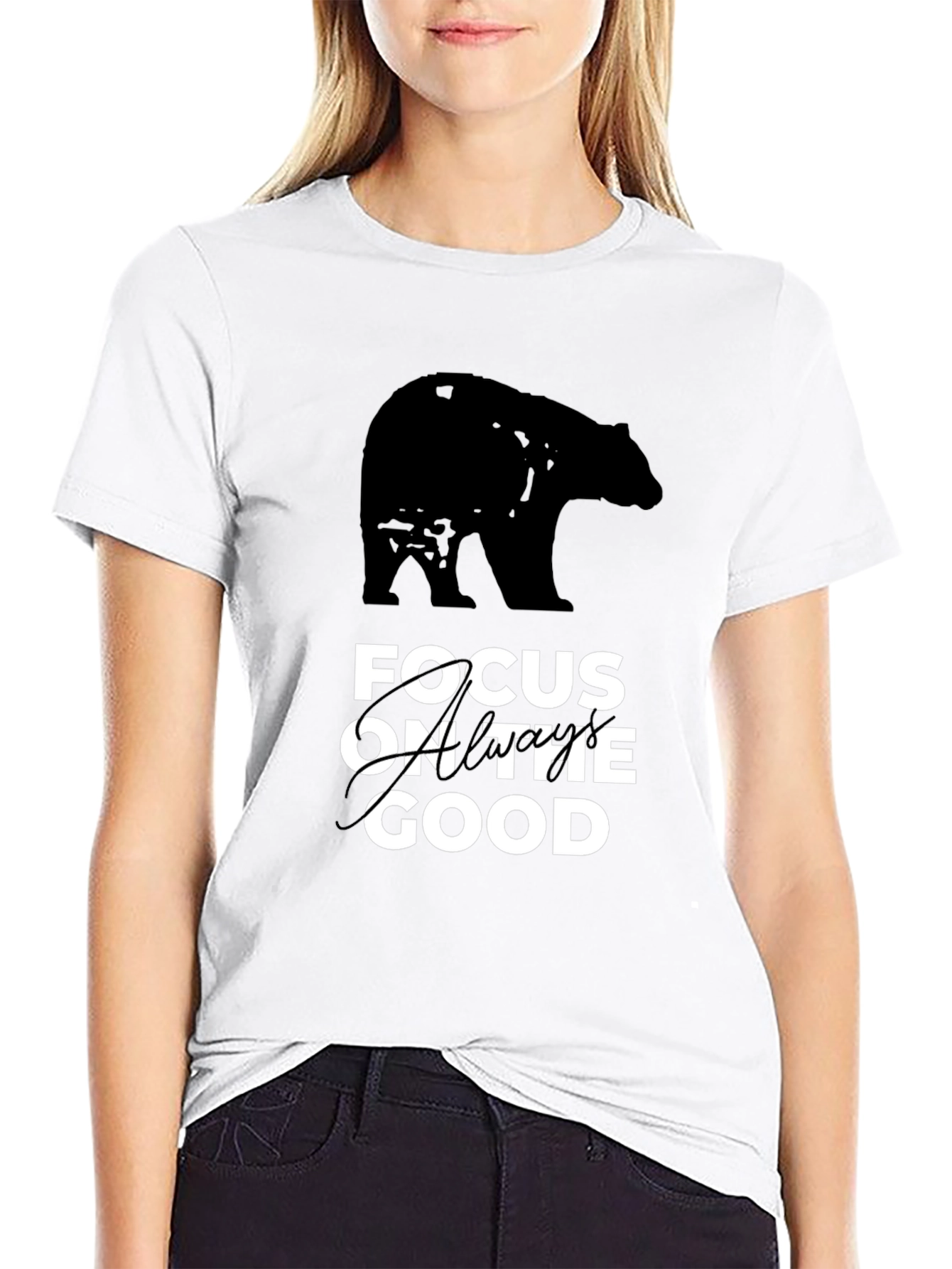 Focus on the Good Bear Graphic Tee
