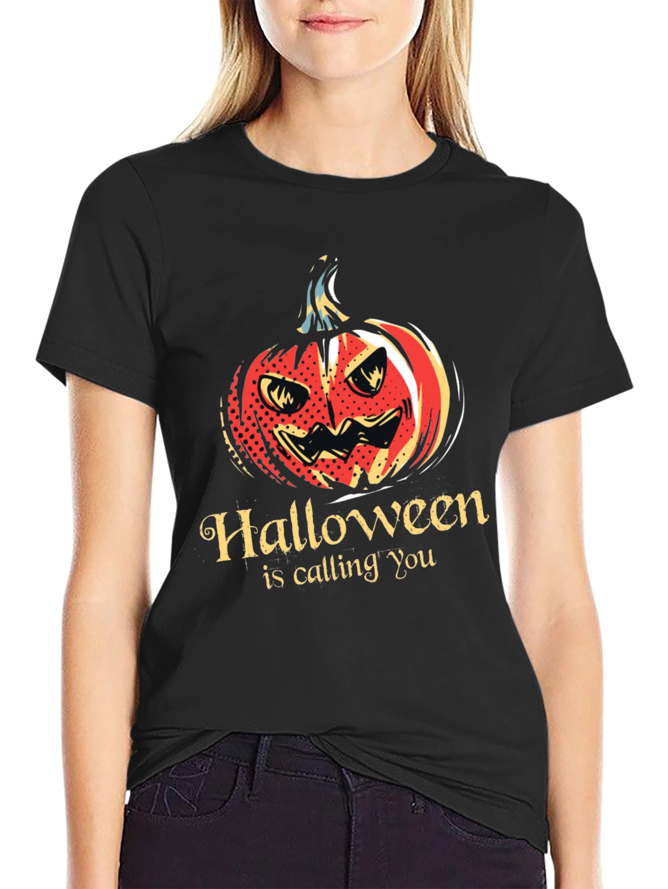Halloween Pumpkin T-Shirt - Spooky Season