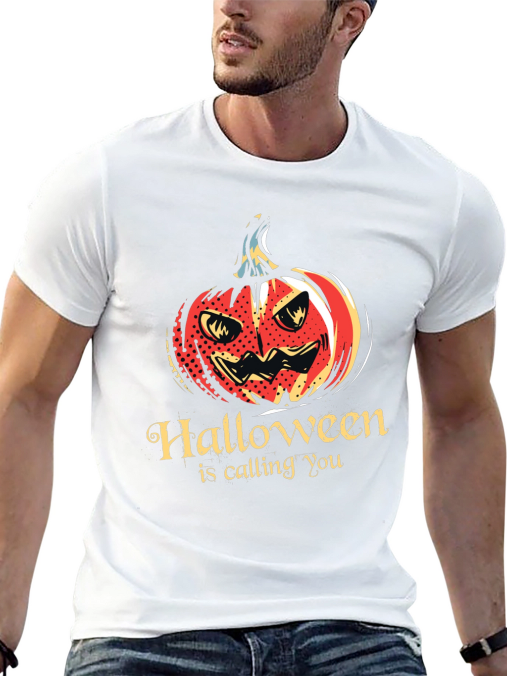 Halloween Pumpkin T-Shirt - Spooky Season
