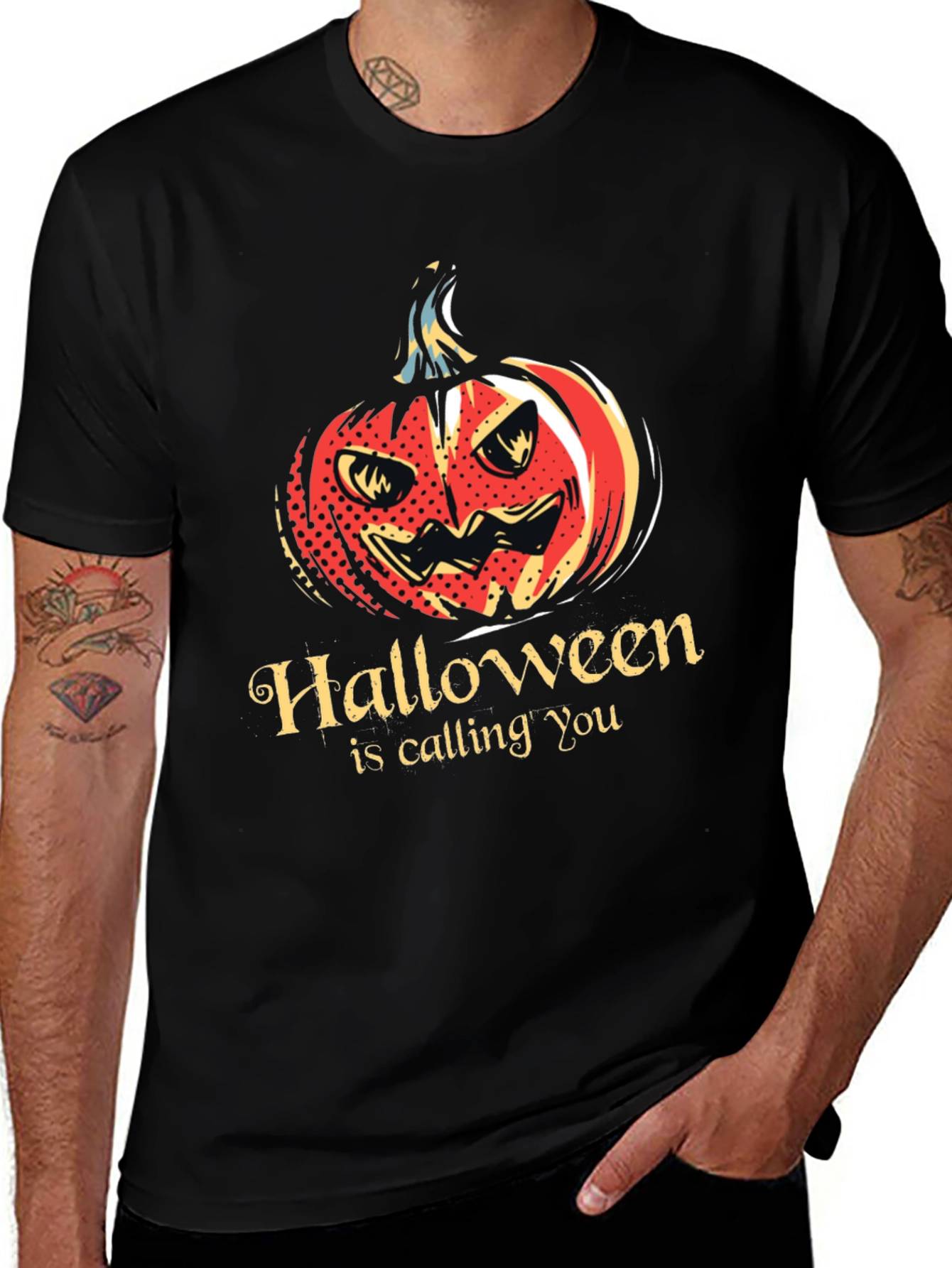 Halloween Pumpkin T-Shirt - Spooky Season