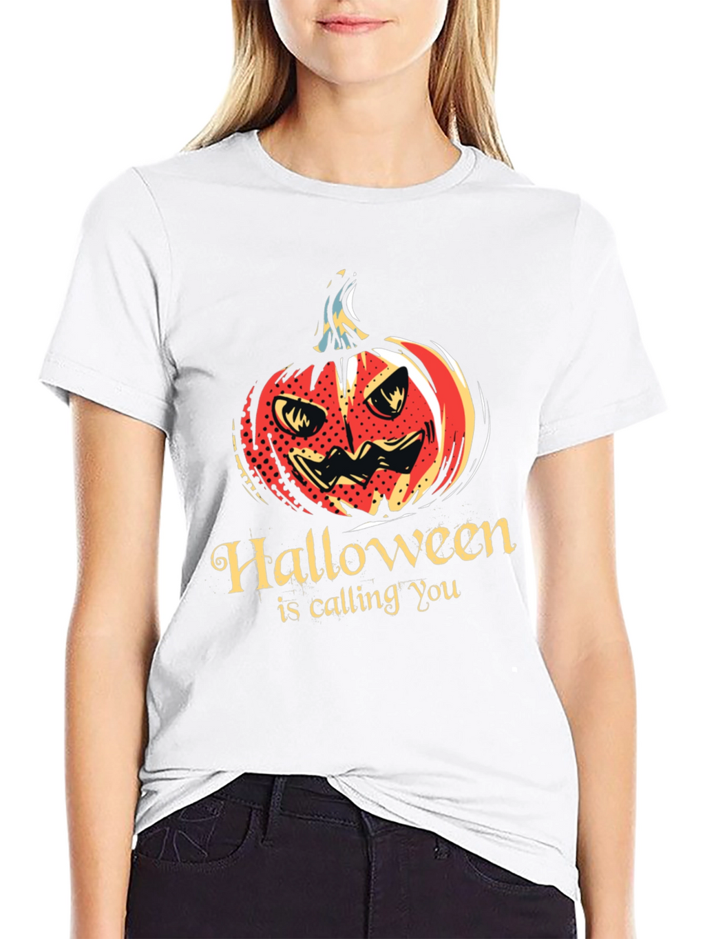 Halloween Pumpkin T-Shirt - Spooky Season