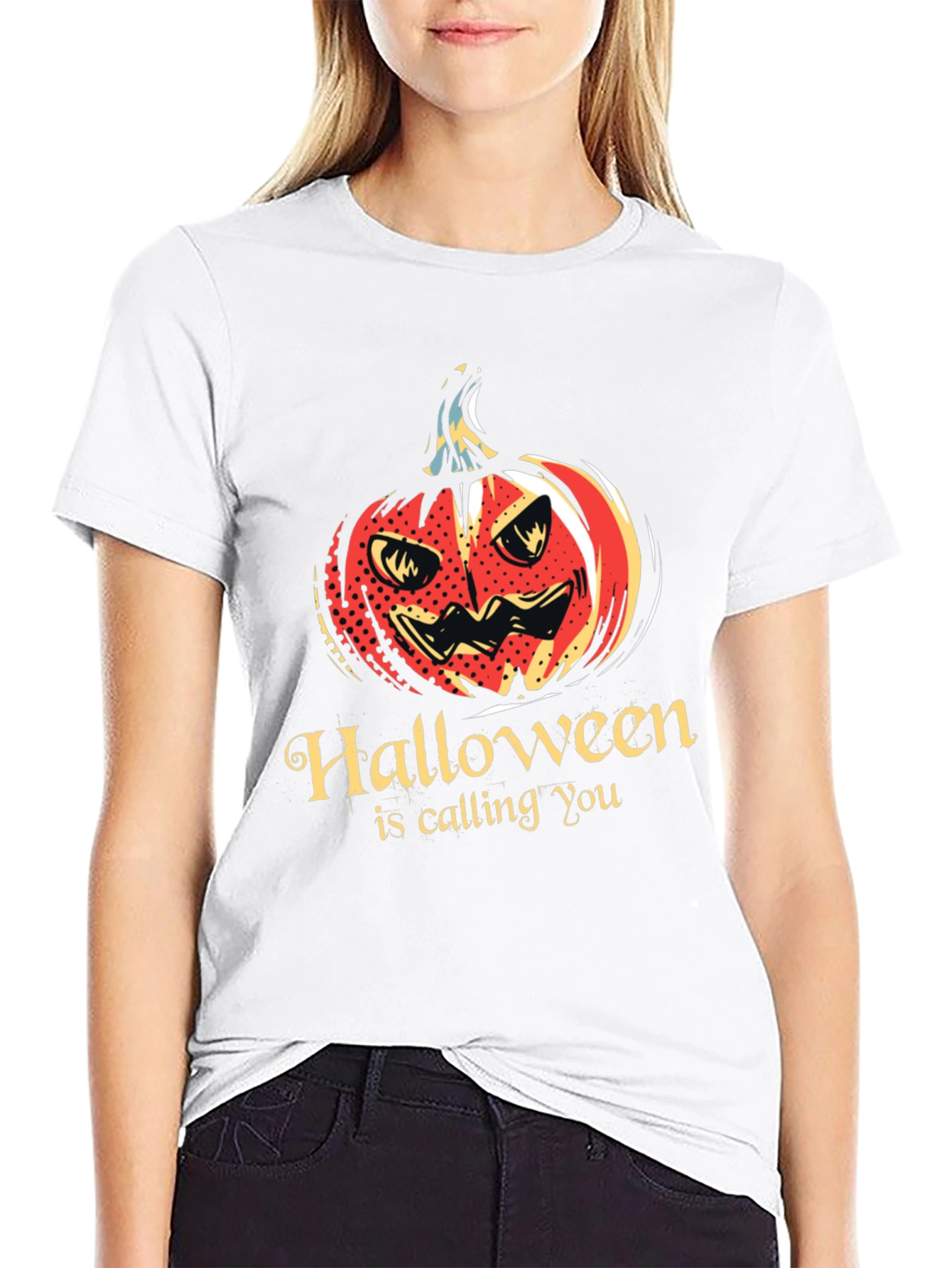 Halloween Pumpkin T-Shirt - Spooky Season