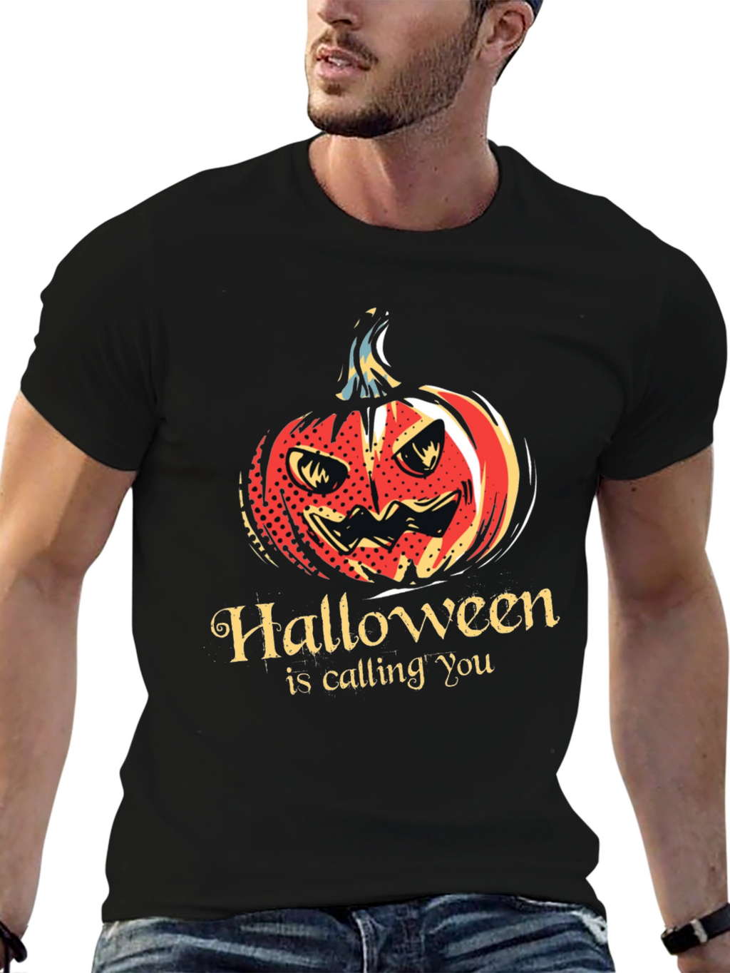 Halloween Pumpkin T-Shirt - Spooky Season