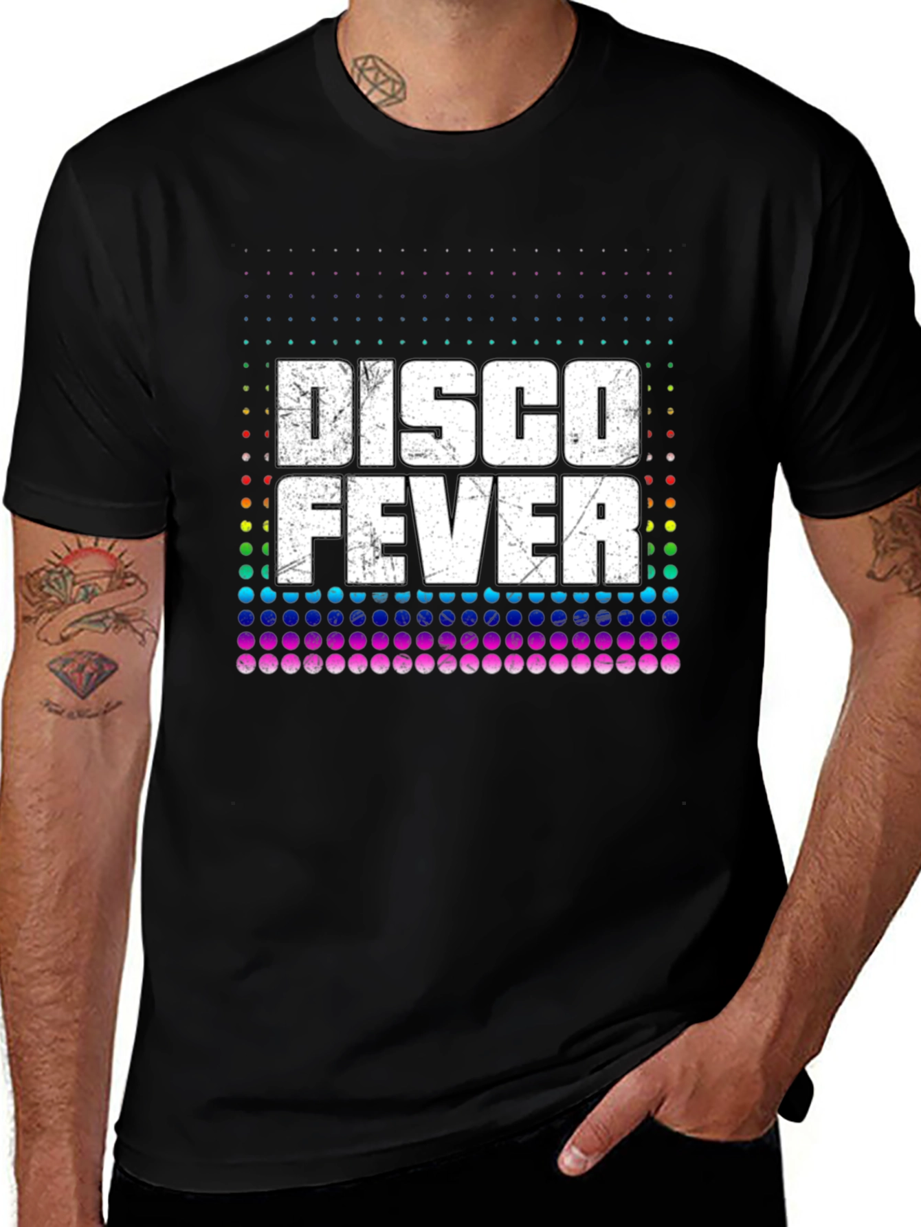 Disco Fever Graphic T-Shirt - Retro Party Tee