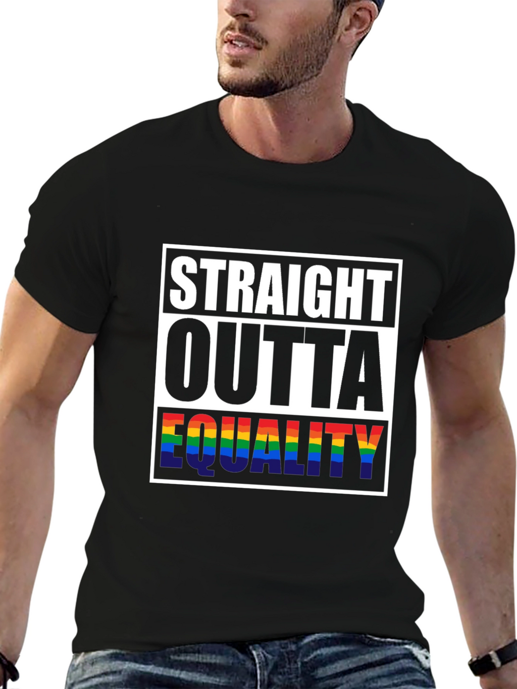 Straight Outta Equality Pride T-Shirt