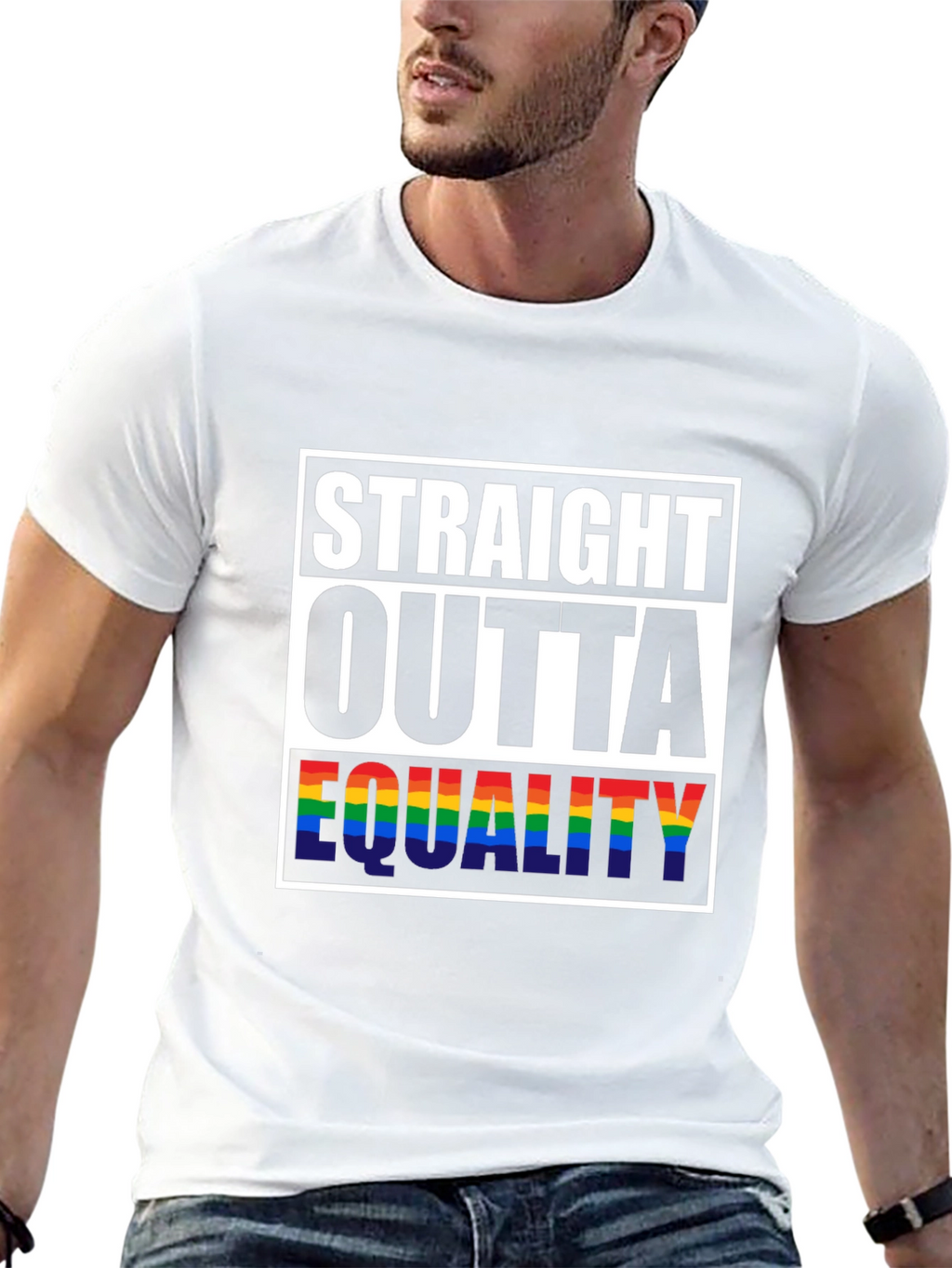 Straight Outta Equality Pride T-Shirt