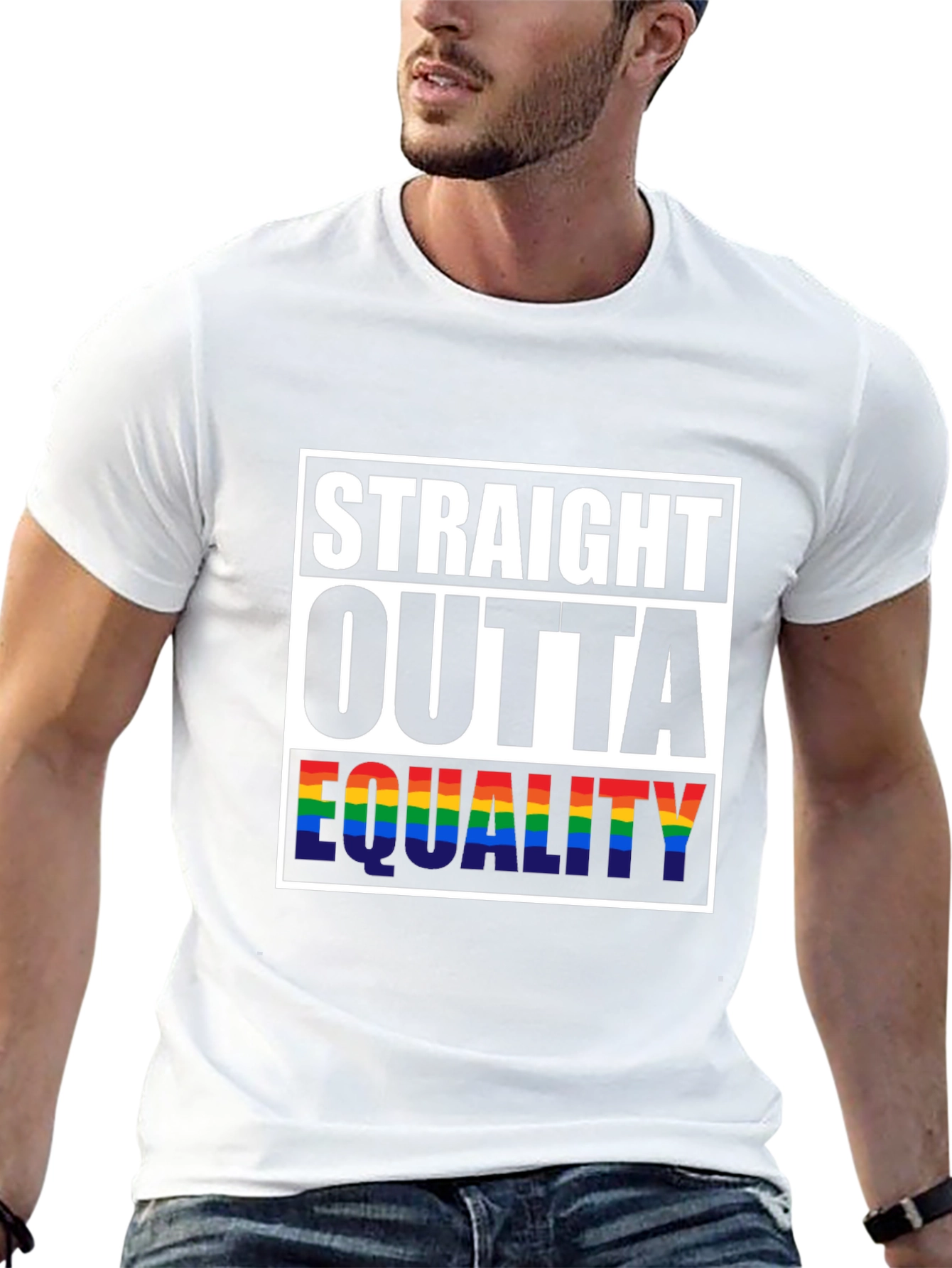 Straight Outta Equality Pride T-Shirt