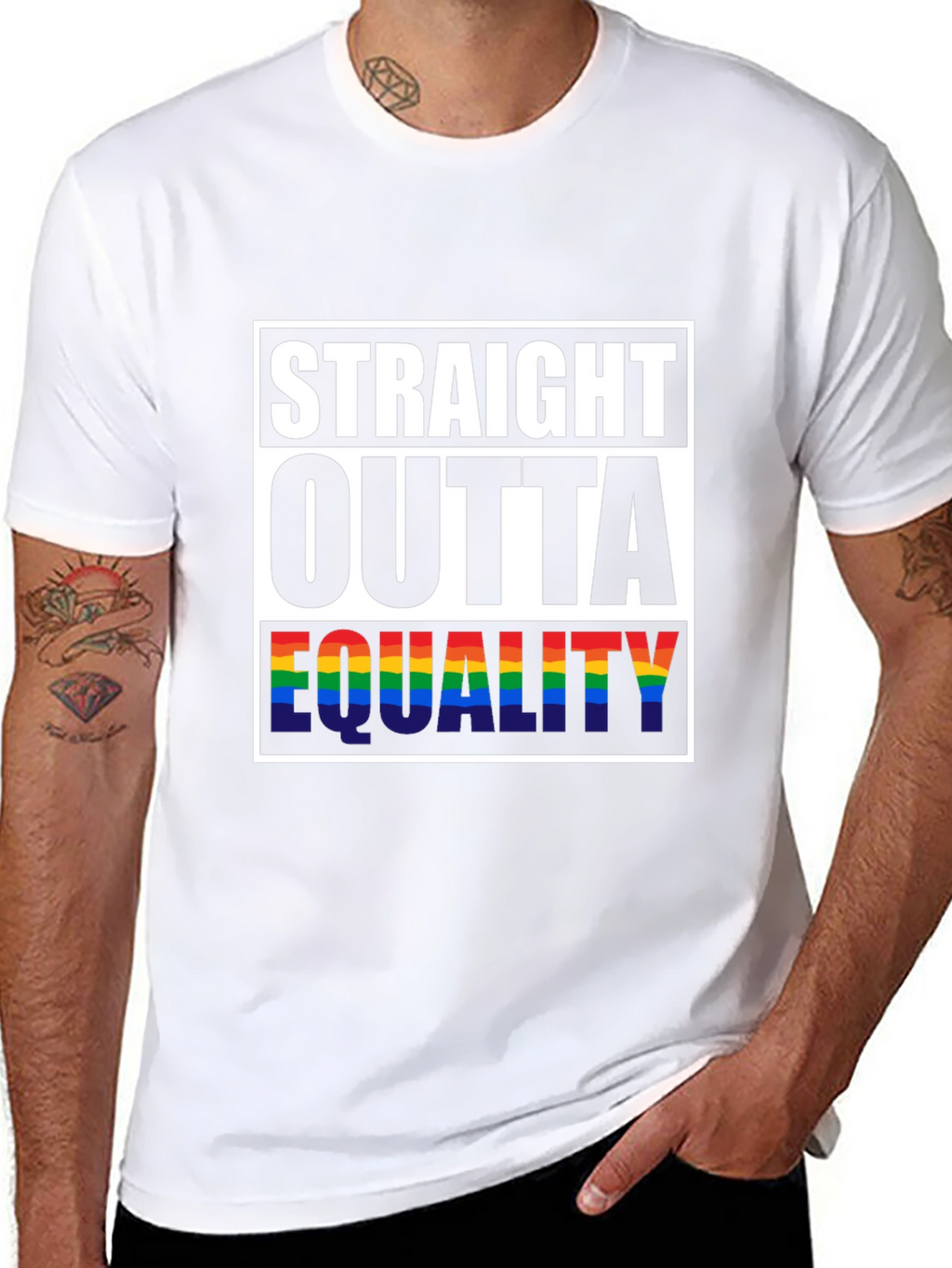 Straight Outta Equality Pride T-Shirt