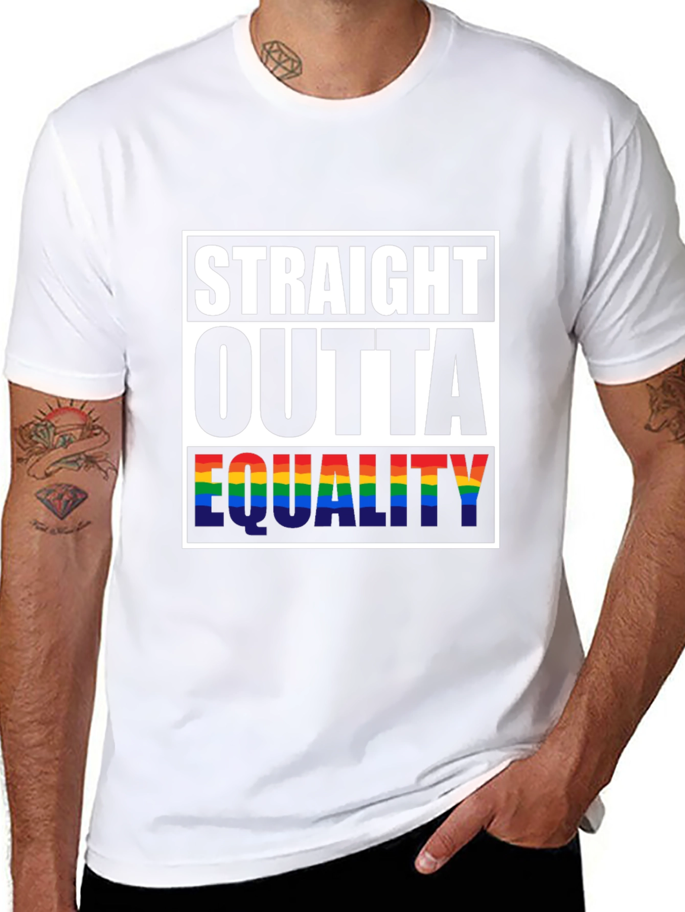 Straight Outta Equality Pride T-Shirt